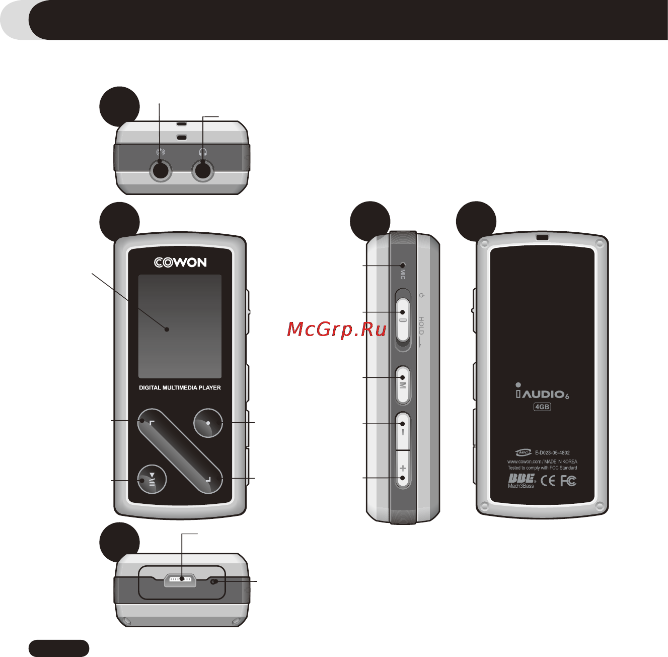 Cowon UDIO 6 [12/62] Знакомство с проигрывателем iaudio 6