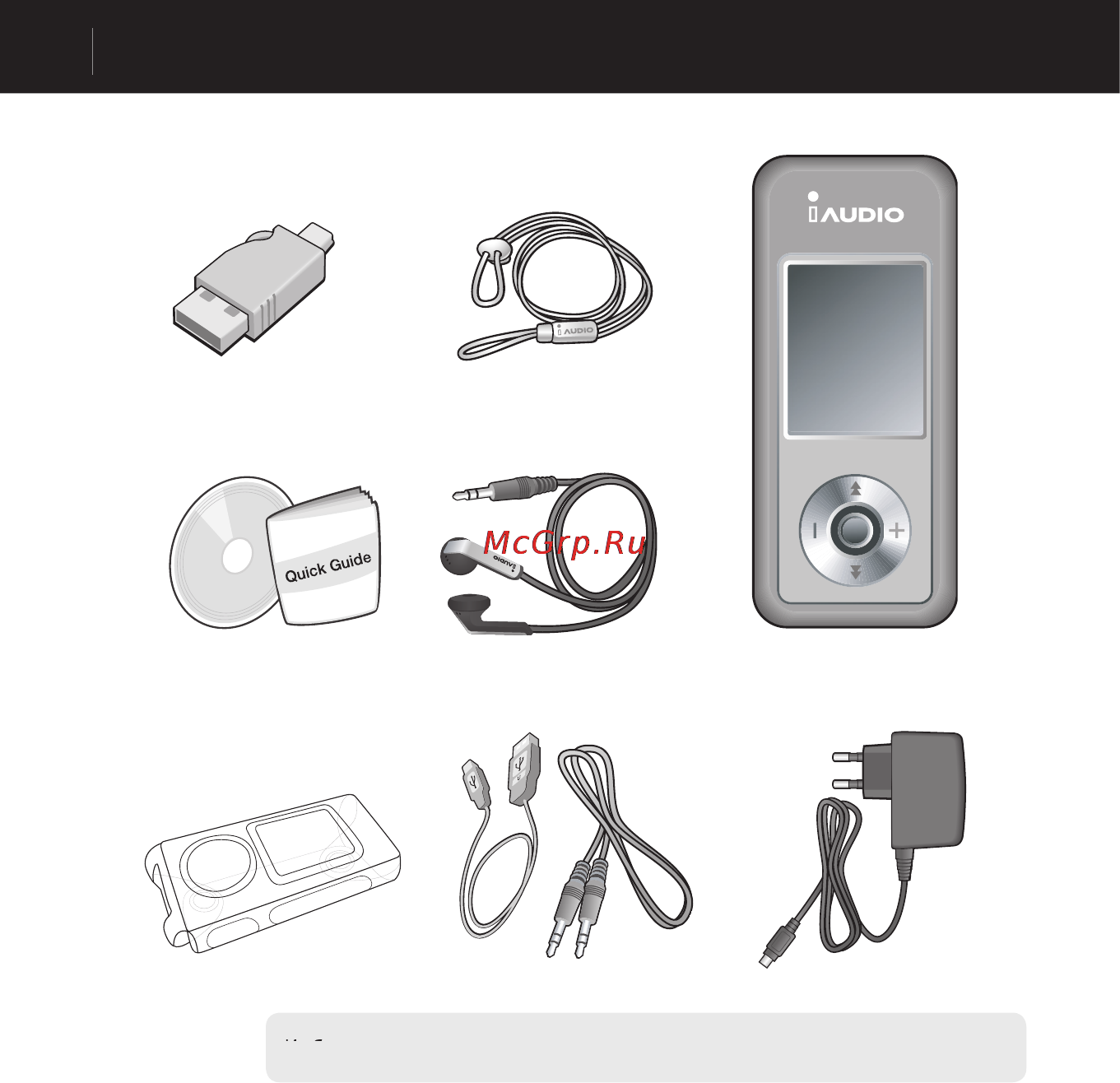 Cowon IAUDIO U3 [10/68] Перед использованием
