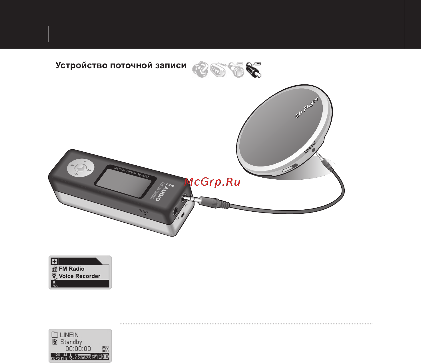 Iaudio U2 (512Mb) [22/38] Устройство поточной записи прямое кодирование