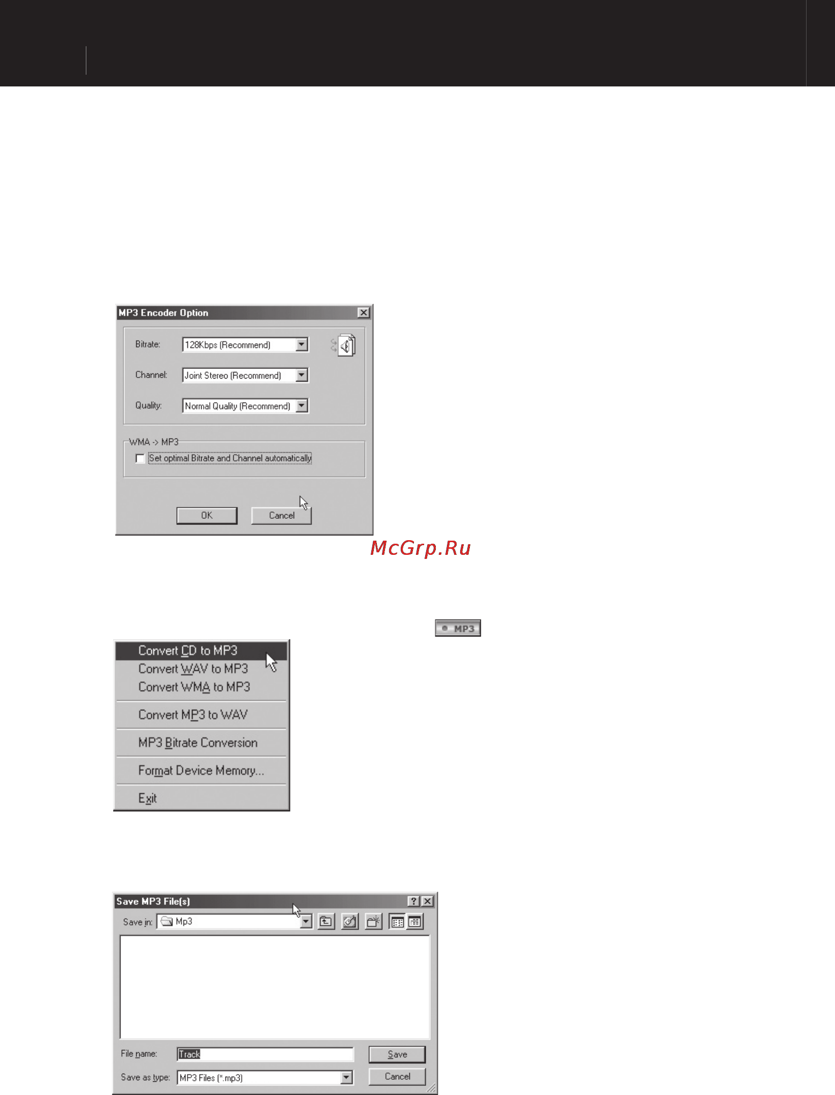 Cowon IAUDIO M3 [42/50] Converting audio cd tracks to mp3 files and directly downloading them to iaudio