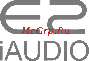 Cowon IAUDIO E2 Инструкция по эксплуатации онлайн