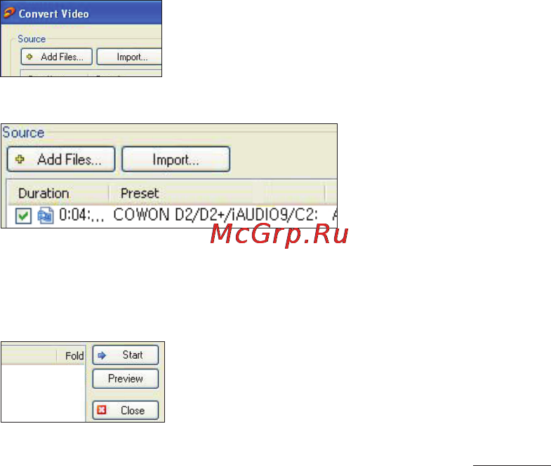 Cowon C2 [28/37] Преобразование файлов с помощью cowon mediacenter jetaudio