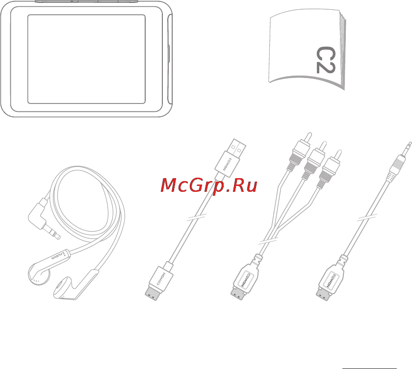 Cowon C2 [9/37] Комплект поставки
