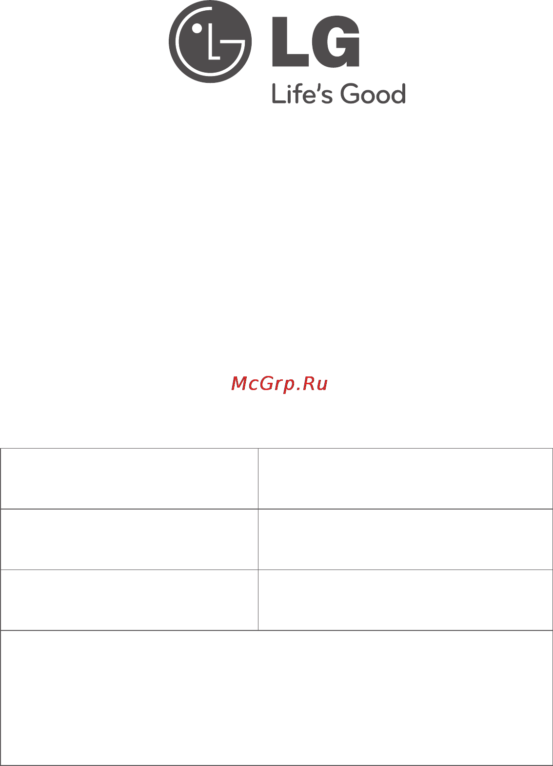 LG VK89181N Инструкция по эксплуатации онлайн [28/28] 91398