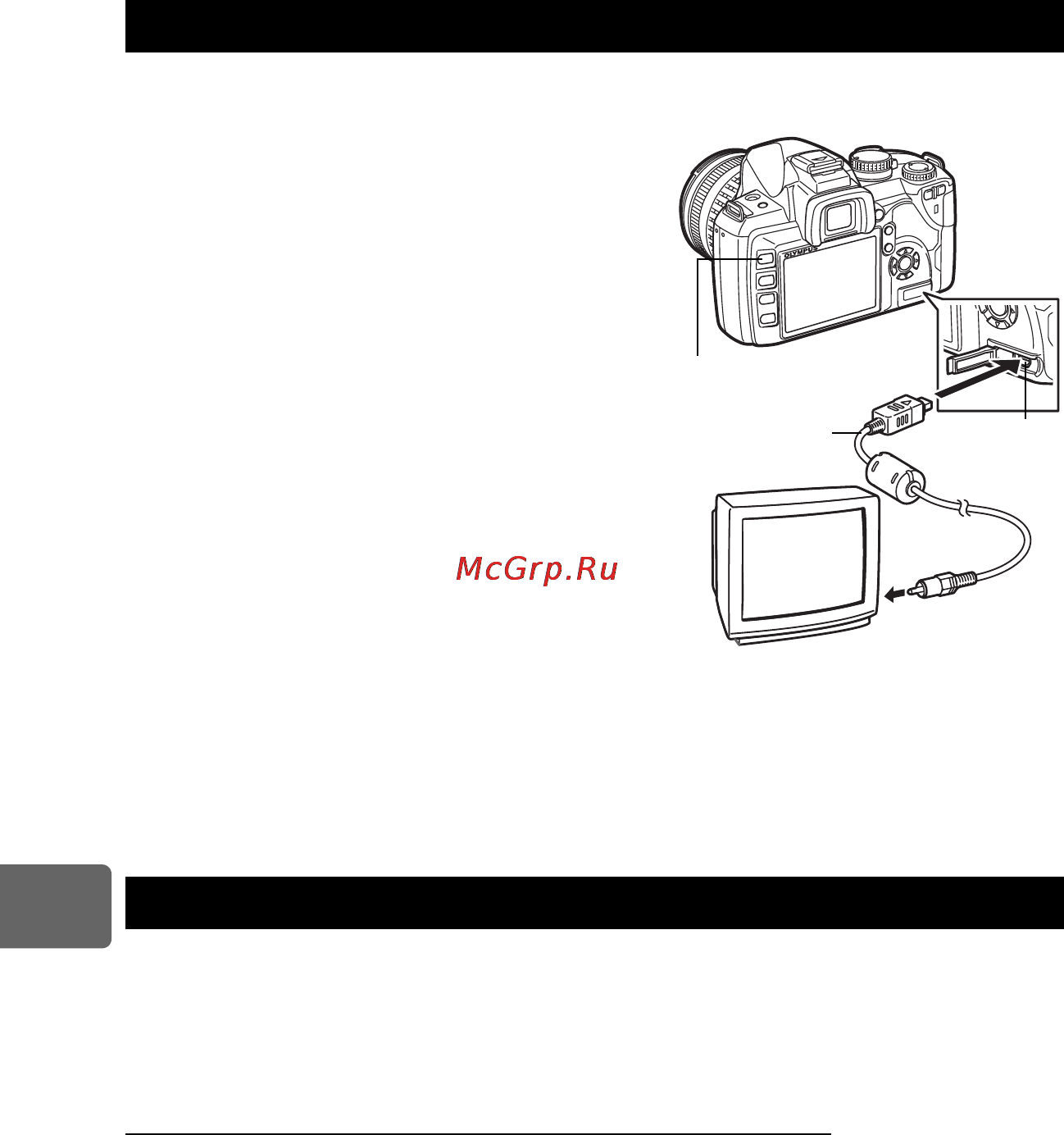Olympus E-520 [82/147] Воспроизведение экране телевизора