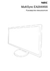 Nec MultiSync EA294WMI Инструкция по эксплуатации
