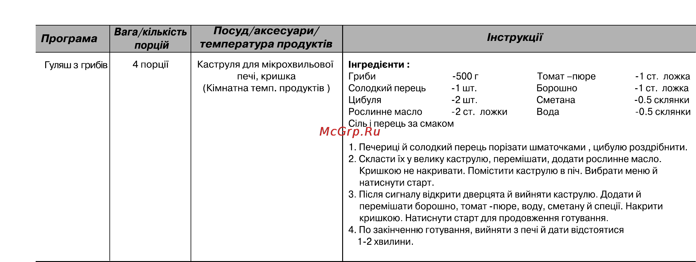 LG MG6349LM [94/104] Температура продукт в нструкцп