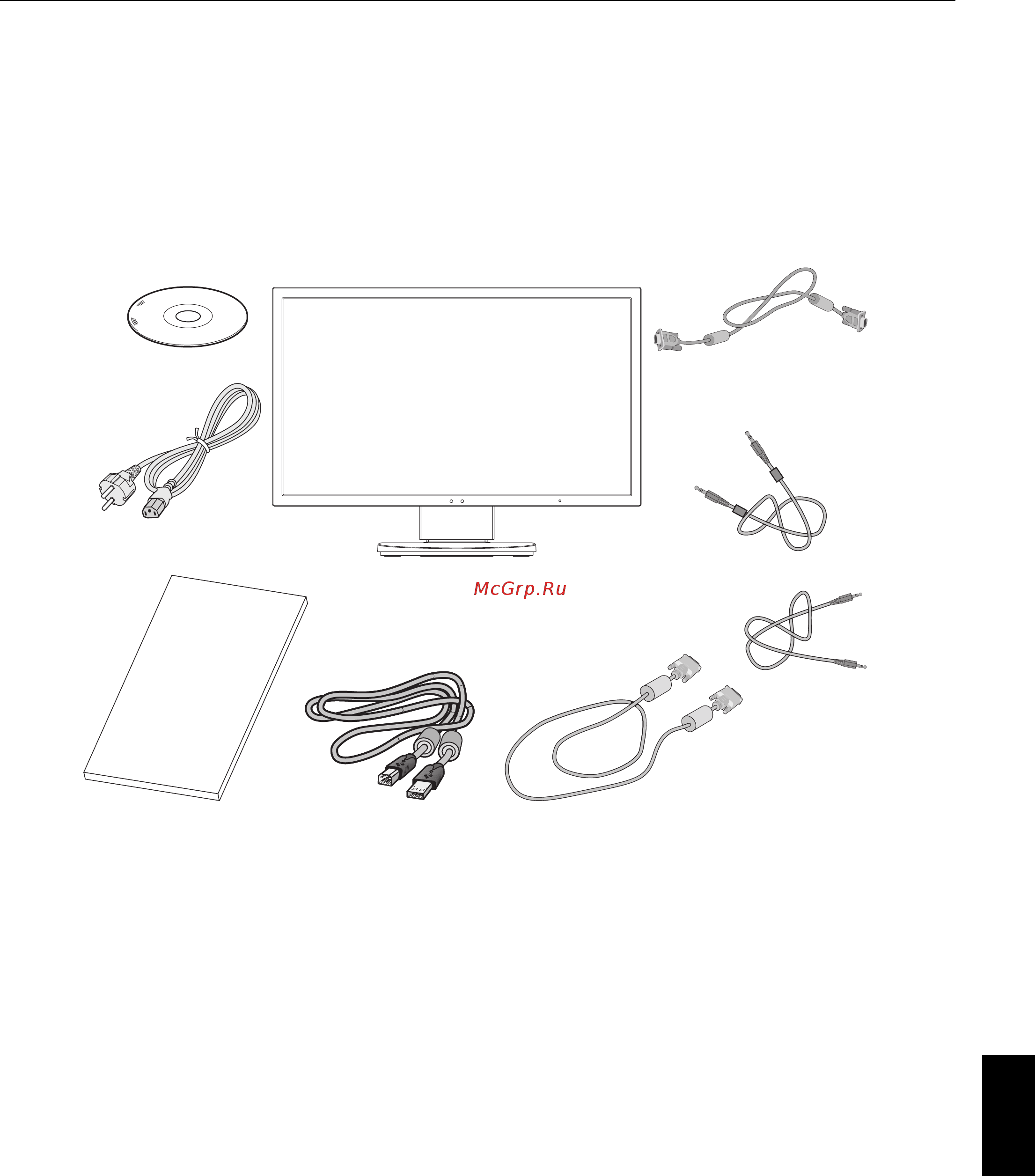 Nec MultiSync EA244WMi [7/26] Русский