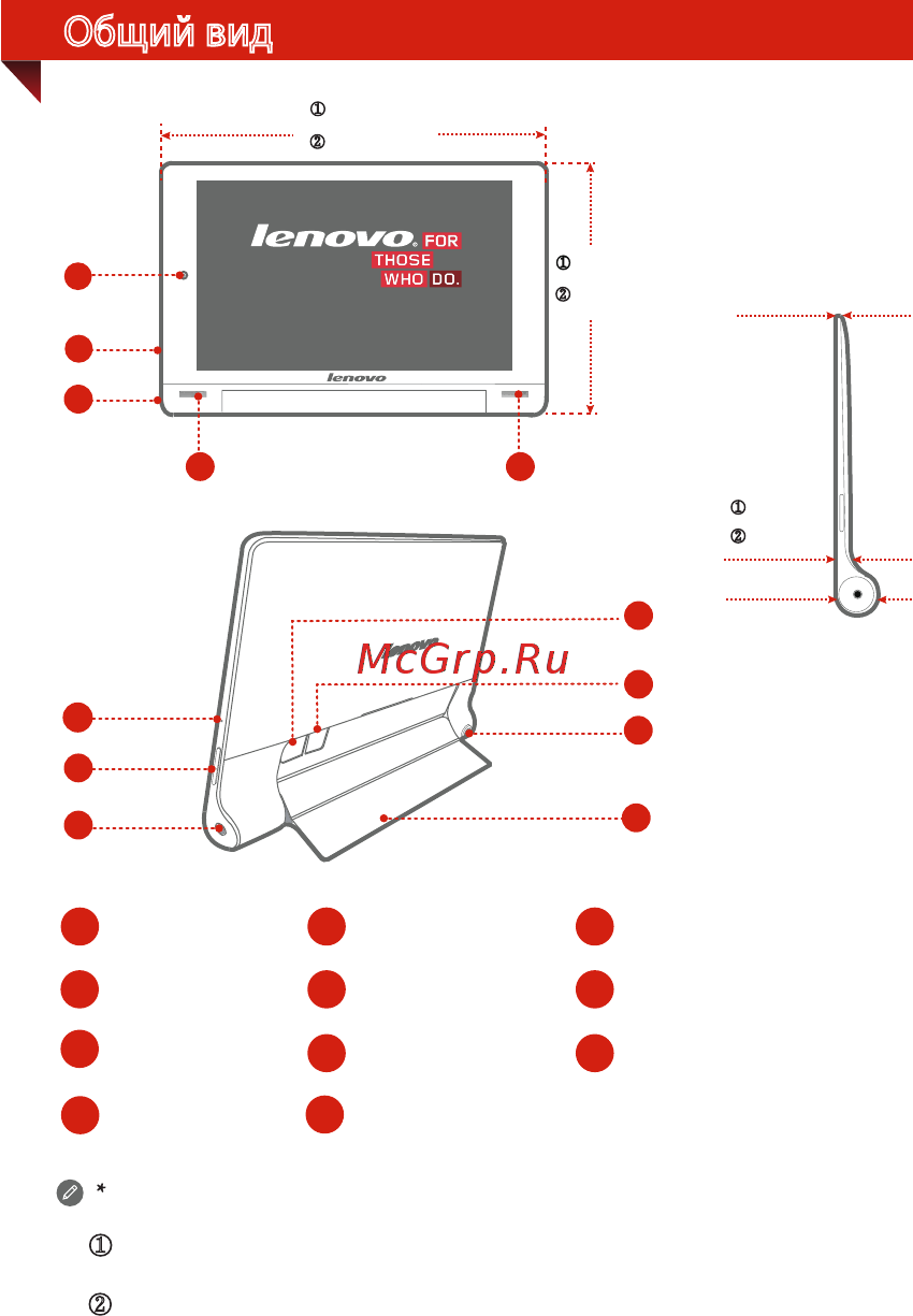 Lenovo YOGA TABLET B8000 [3/6] Общий вид