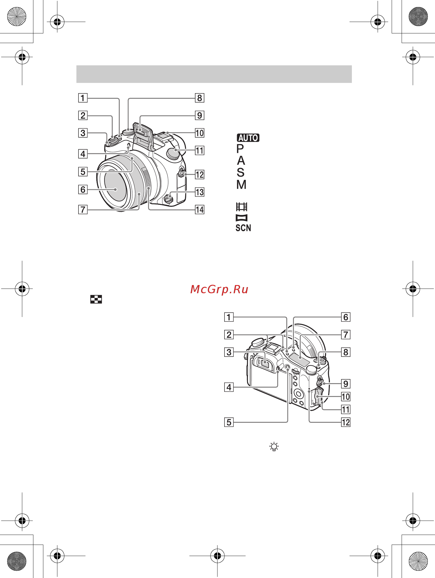 Sony DSC-RX10 Black [90/128] Визначення частин