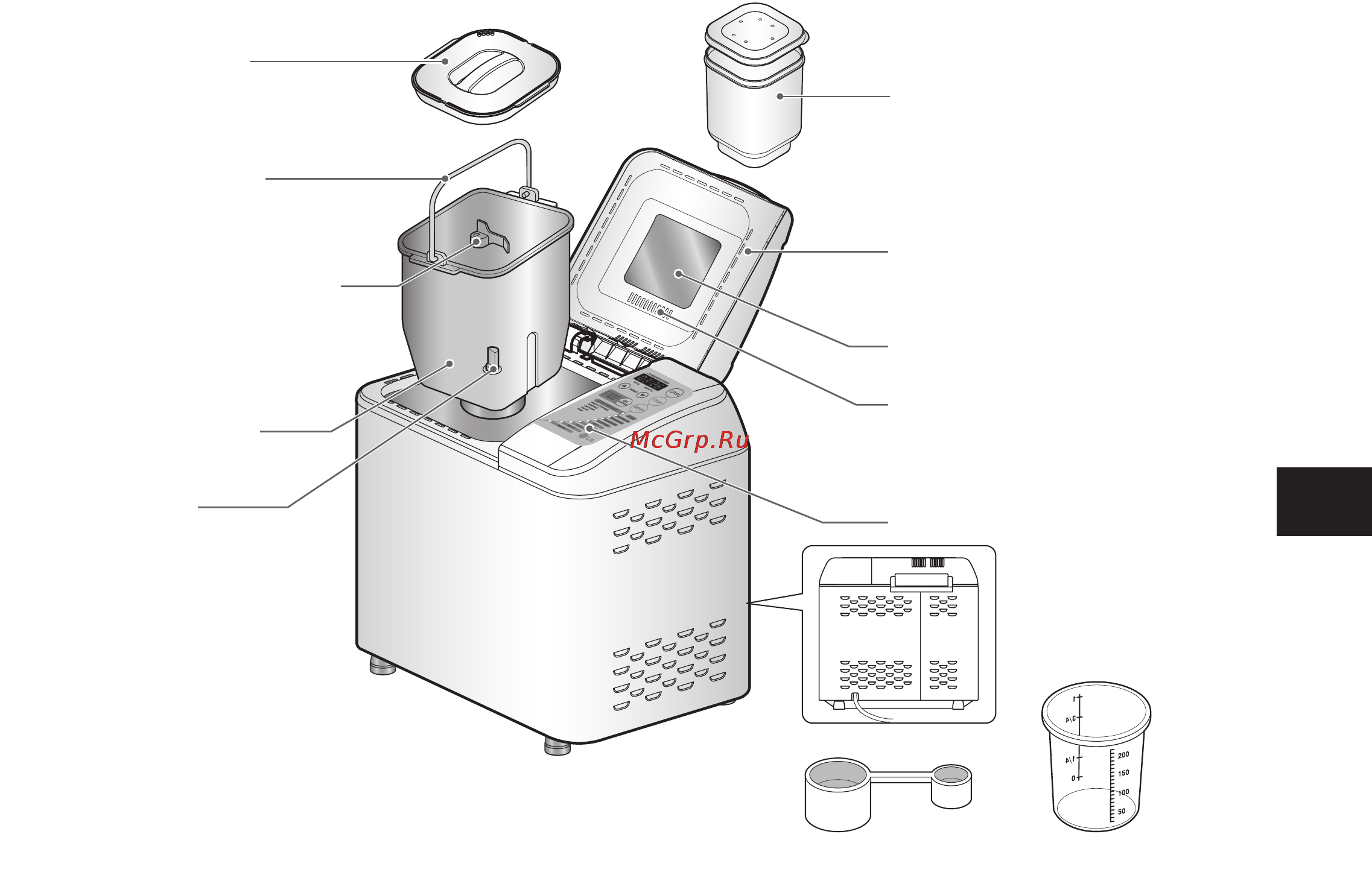 LG HB-2001BY [155/211] Құрылмасының негізгі элементтері және олардың функциялық мақсаты