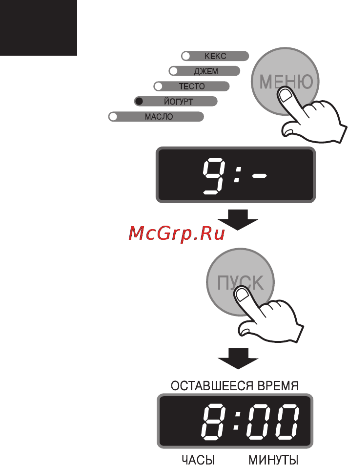 LG HB-2001BY [34/211] Программирование режима йогурт