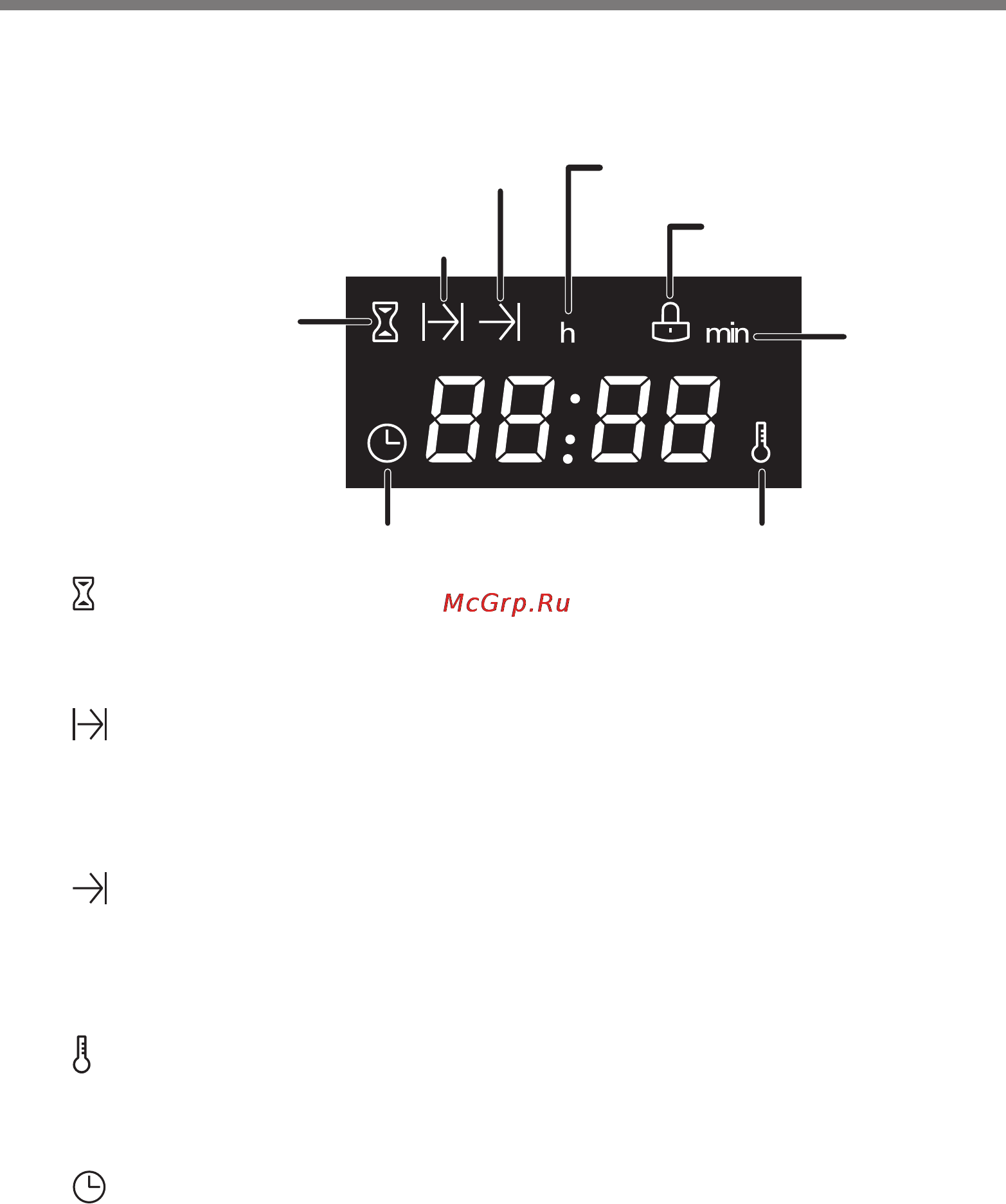 LG LB632022S [26/63] Функции и обозначения часов