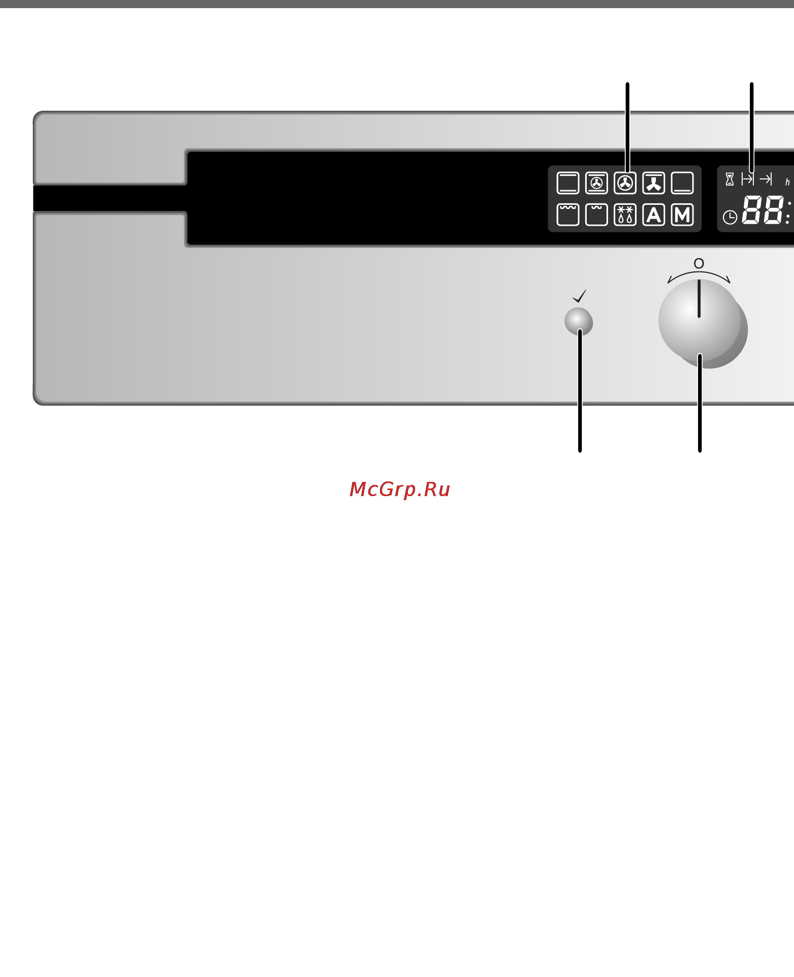 LG LB641152S [12/88] Панель управления