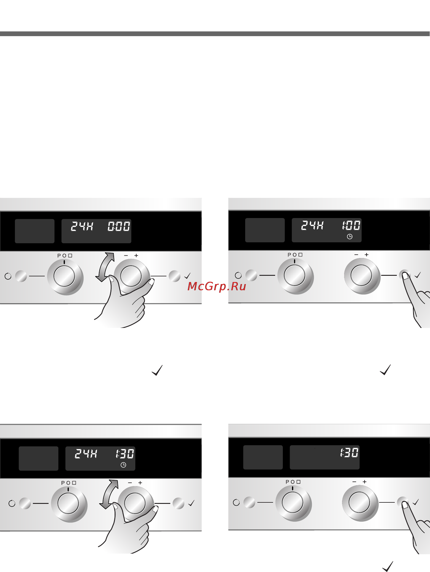 LG LB642058S [16/76] Установка часов
