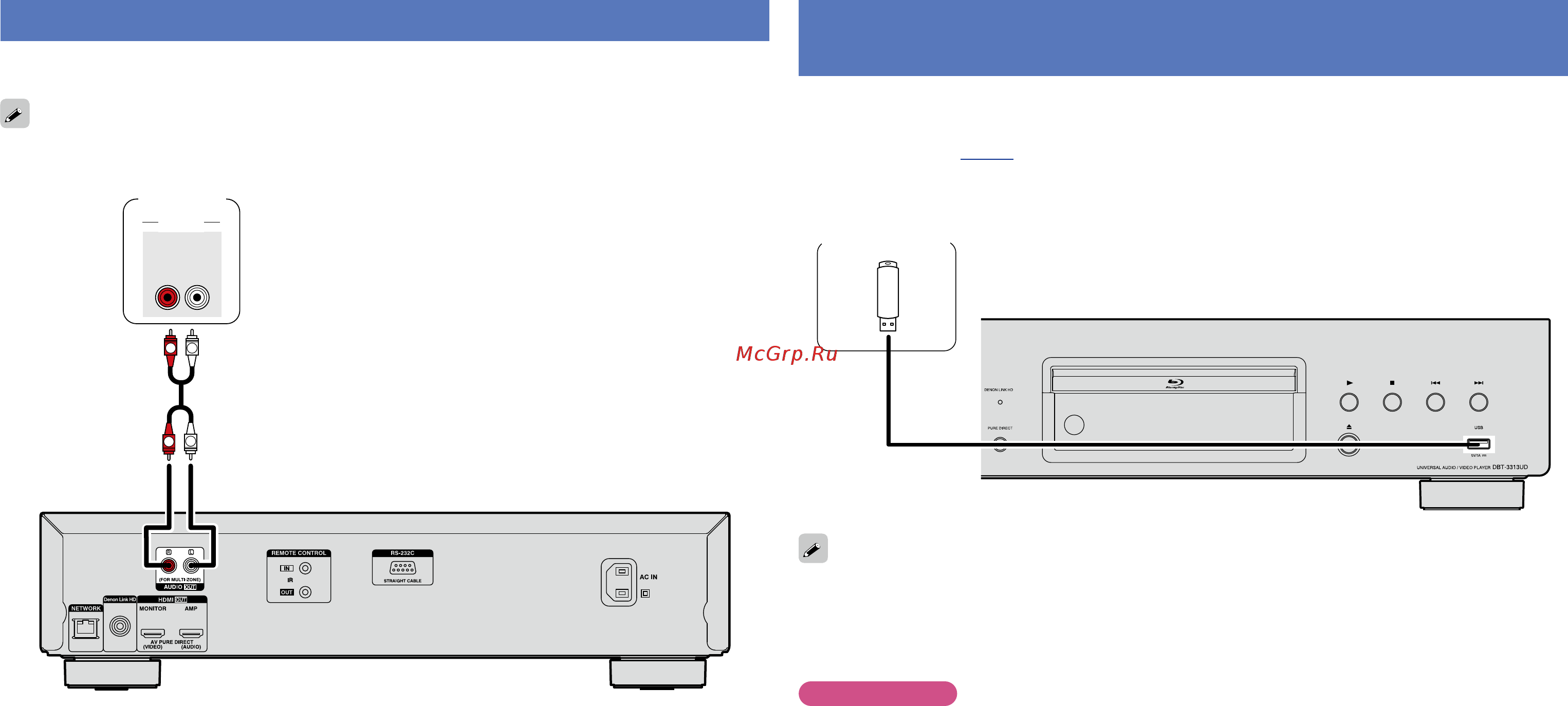 Denon DBT-3313 Premium Silver [12/79] Примечание