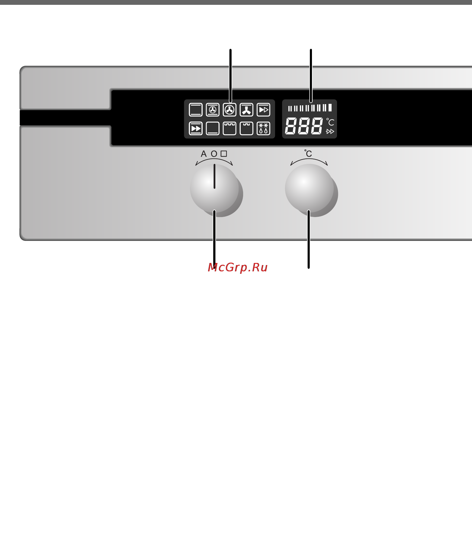LG LB651072S [10/94] Панель управления