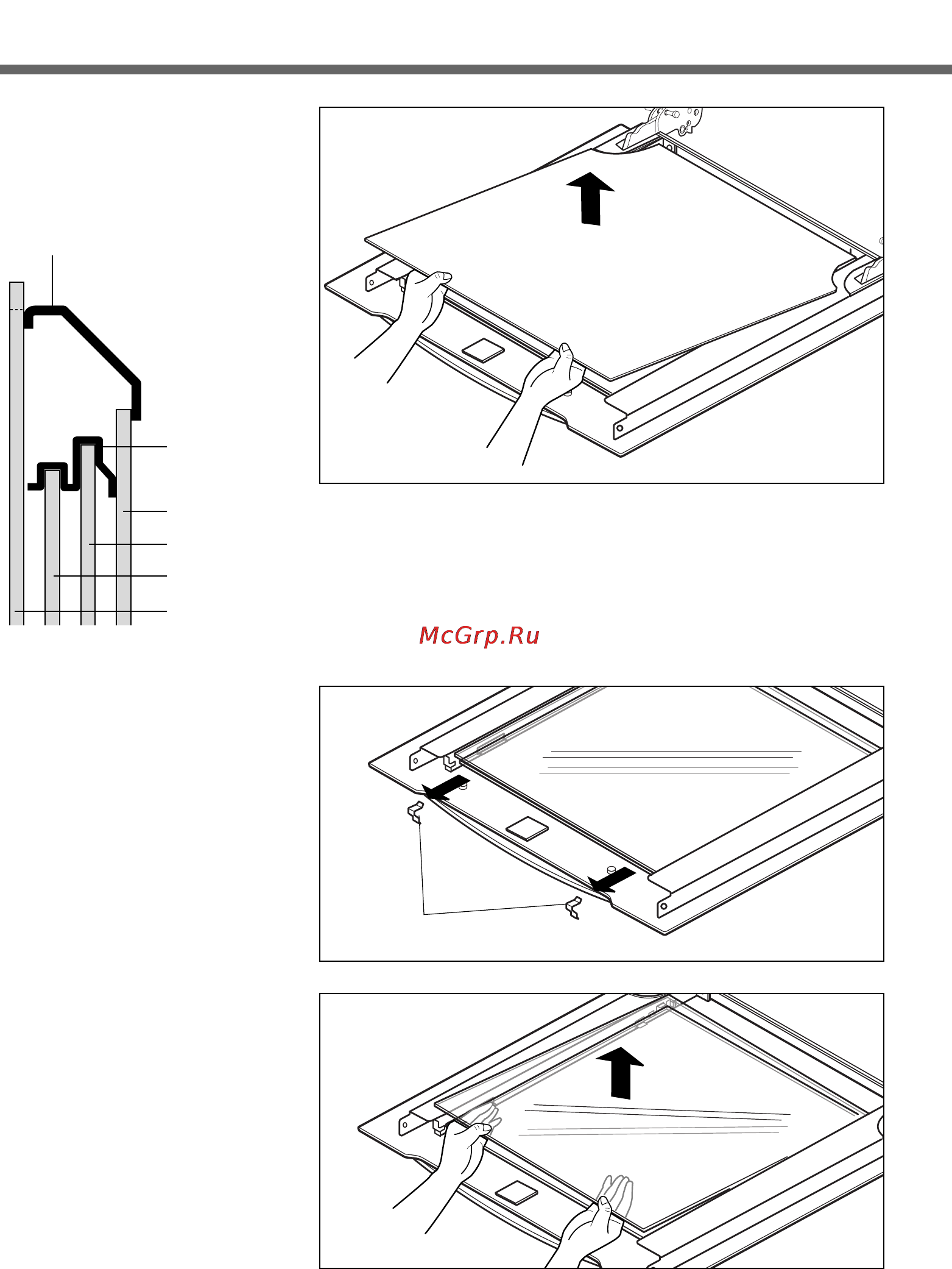 LG LE641122S [64/78] Oven door
