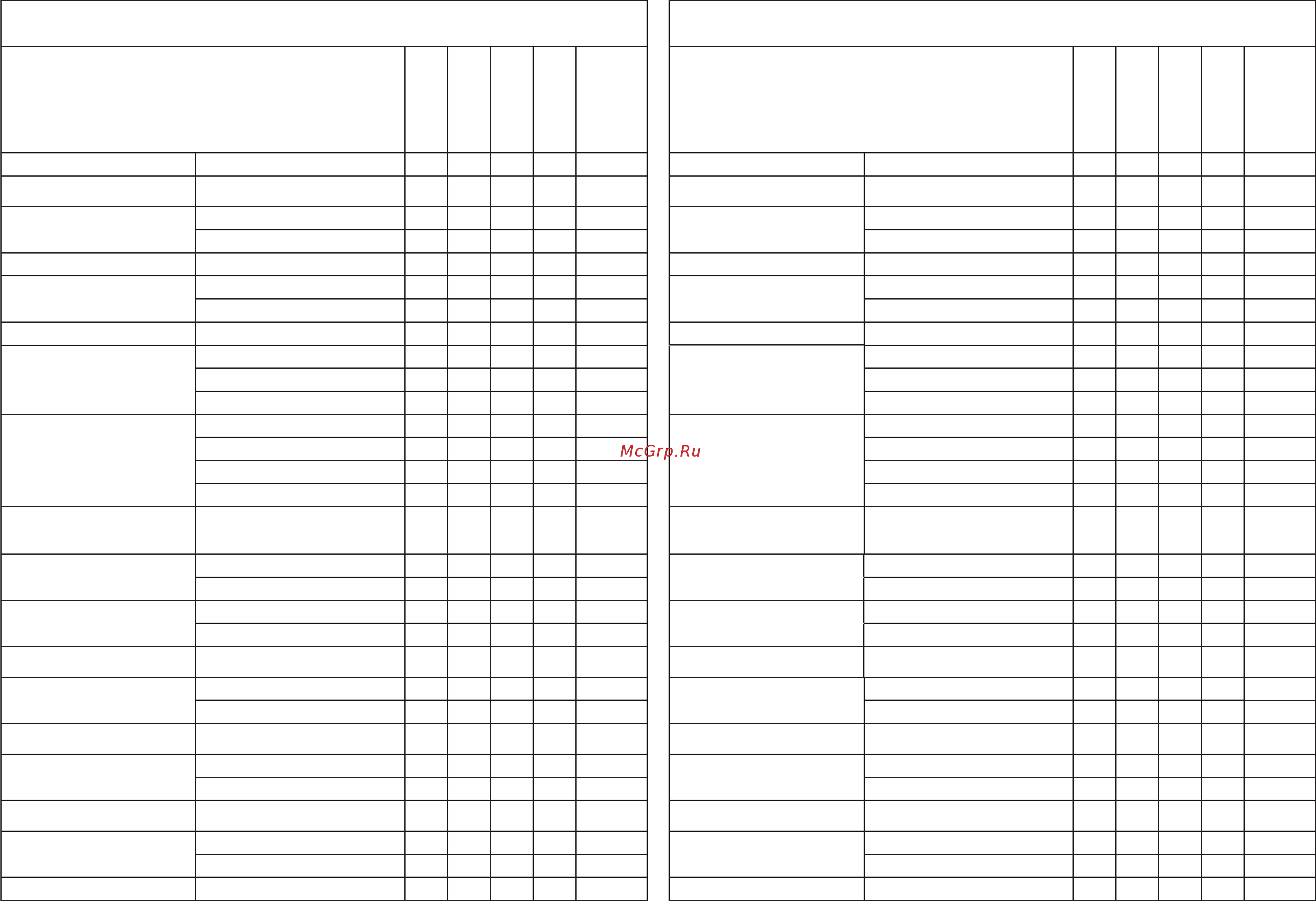 Oleo-Mac GS 44 [48/56] Tabla de mantenimiento
