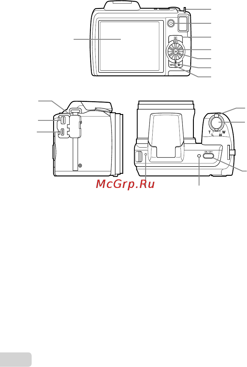 Olympus SP-610UZ Инструкция по эксплуатации онлайн [10/80] 91687
