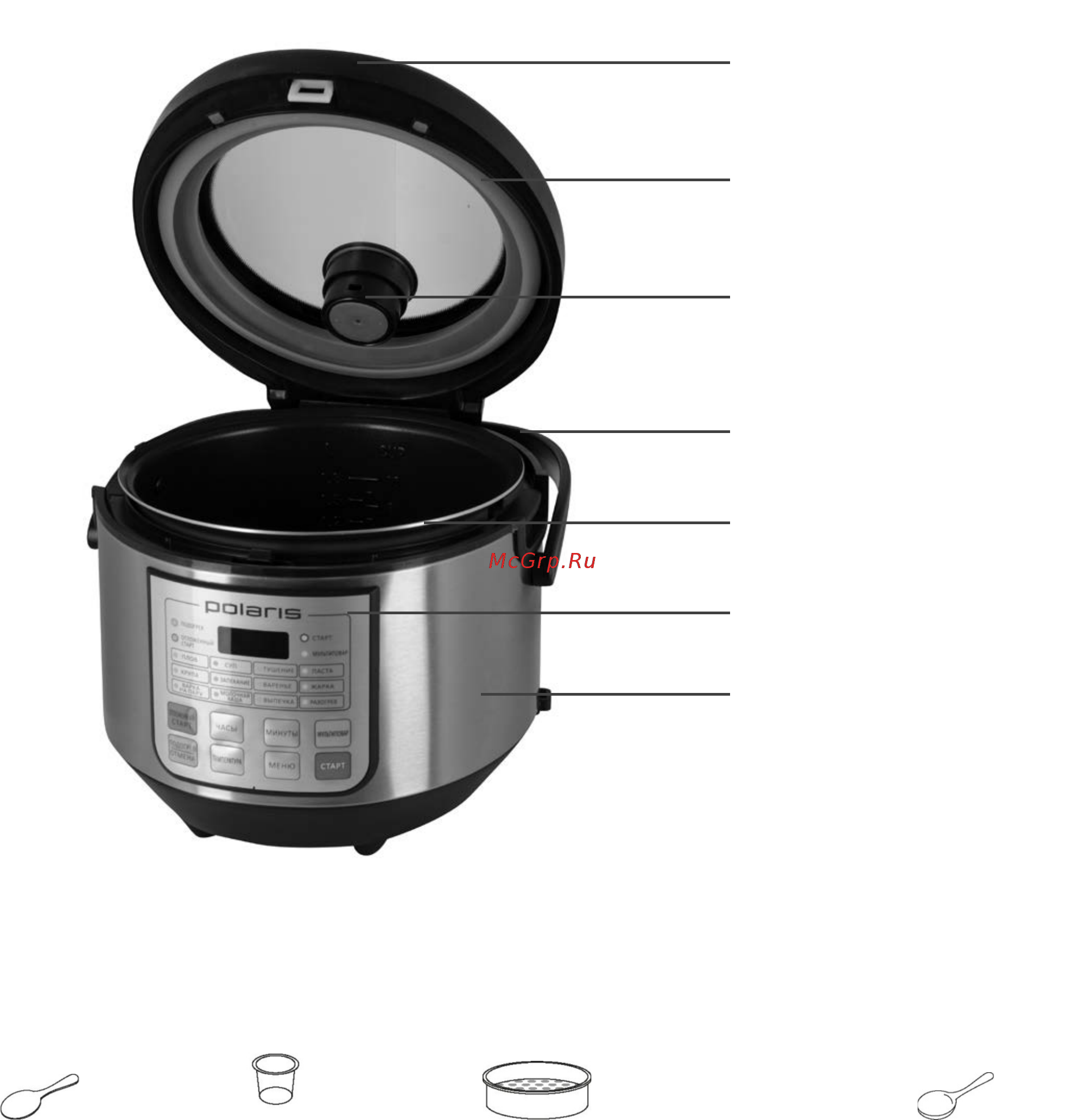 Polaris PMC 0513ADG [30/78] Внутрішня чаша внутрішня чаша