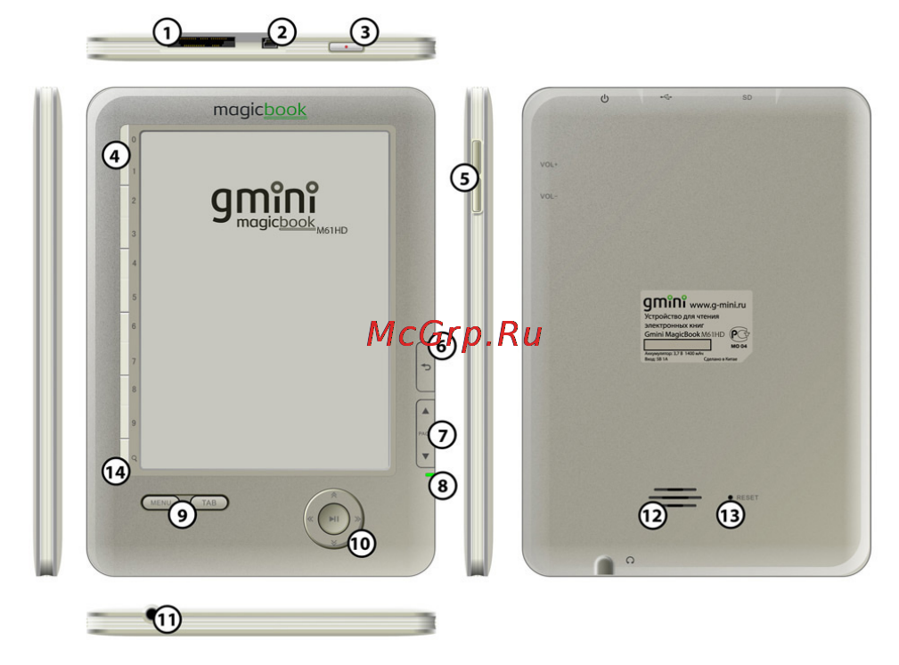 Gmini MAGICBOOK M61HD [6/31] Внешний вид