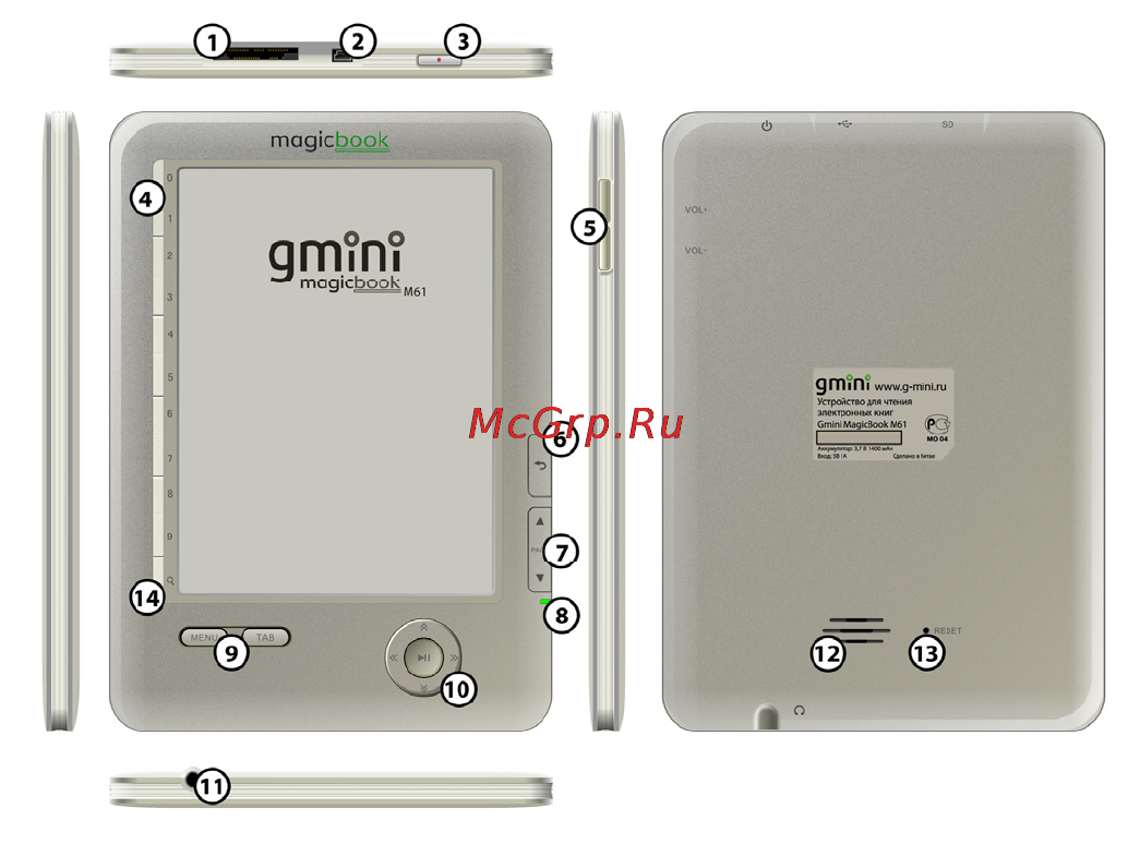 Gmini MAGICBOOK M61 [6/29] Внешний вид