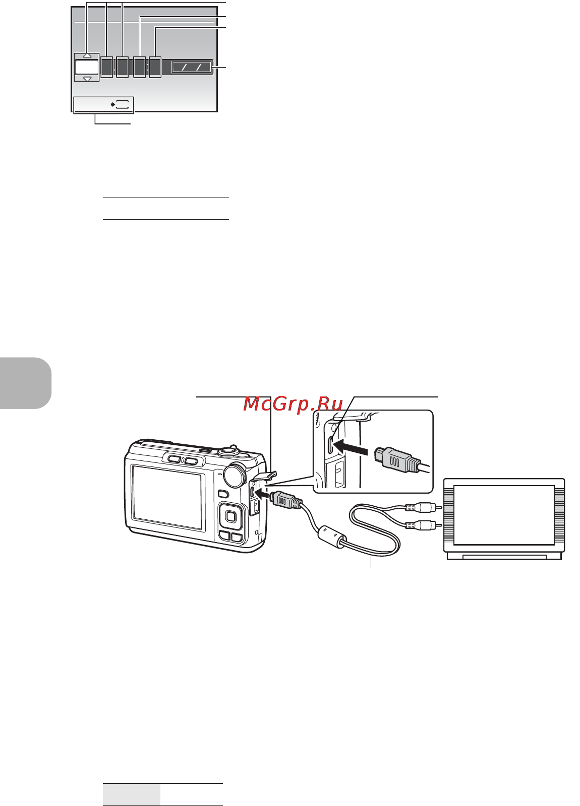 Olympus FE-310 [28/61] Установка даты и времени