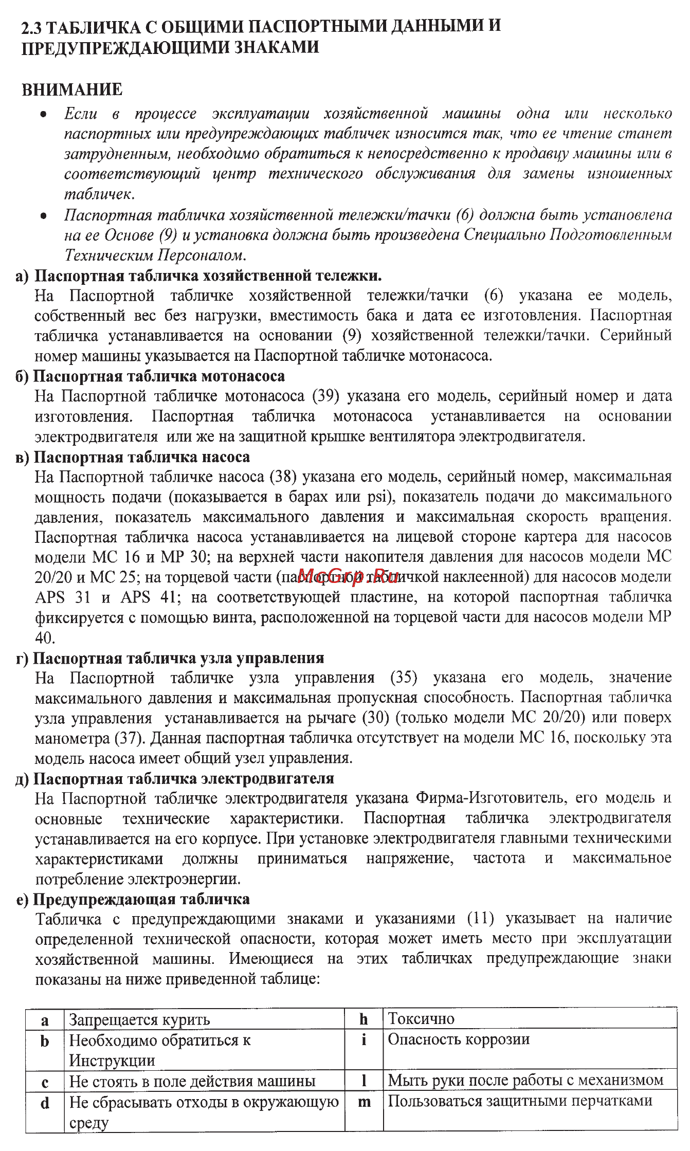 Oleo-Mac SC 180 E Инструкция по эксплуатации онлайн [180/204] 91827