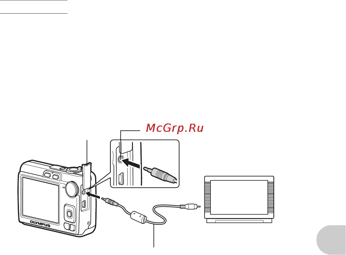 Olympus FE-210 [27/72] Просмотр снимков на экране телевизора