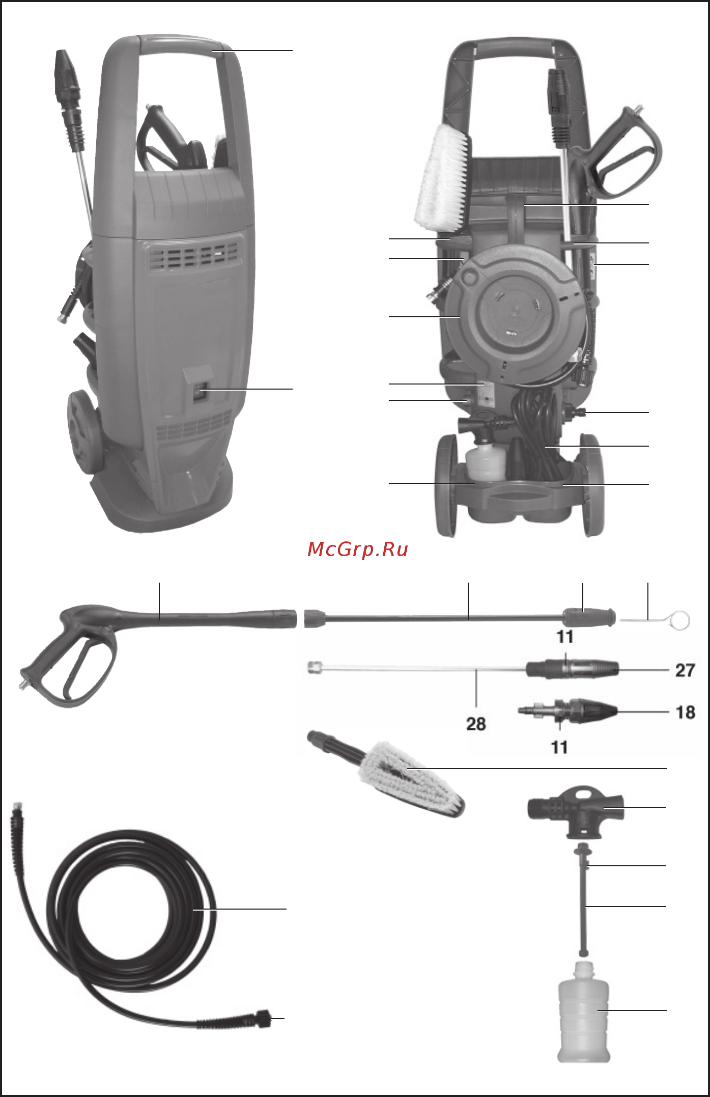 Oleo-Mac PW 135 C Инструкция по эксплуатации онлайн [2/142] 91839