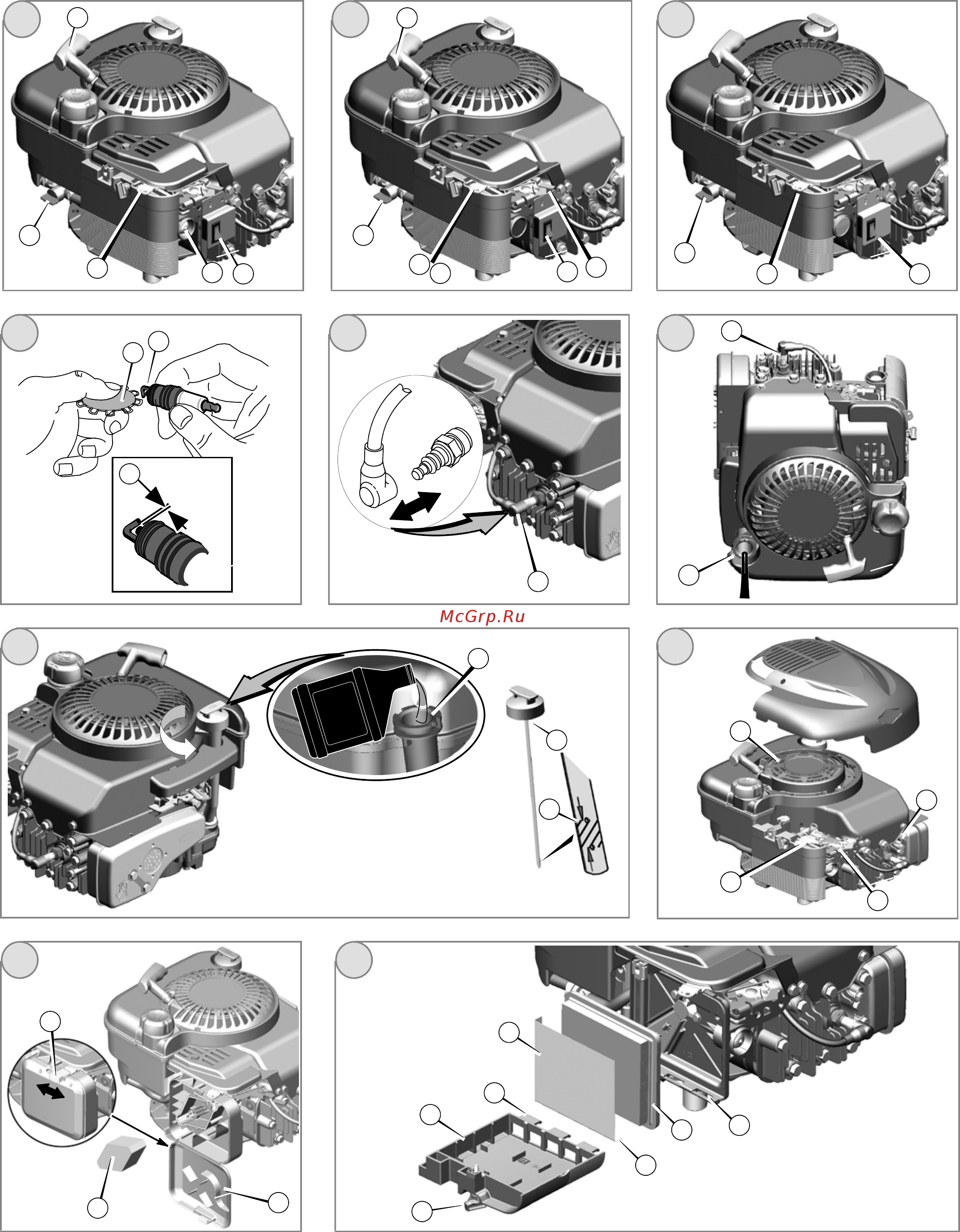 Oleo-Mac MAX 53 TBX Инструкция по эксплуатации онлайн [3/12] 91874