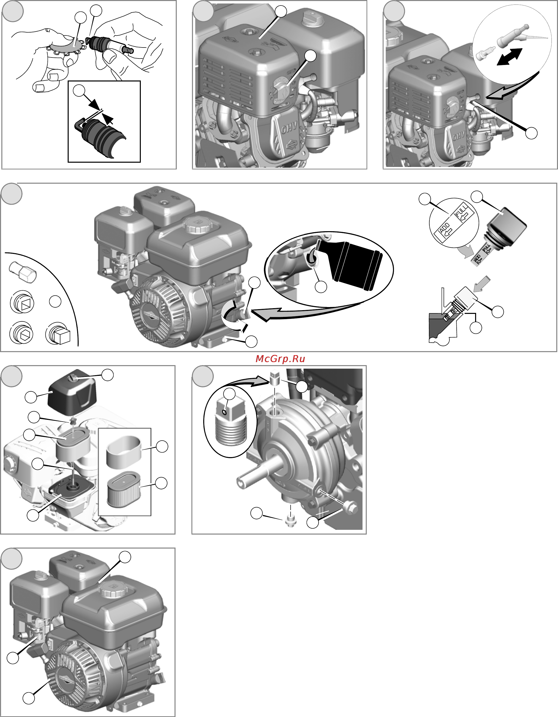 Oleo-Mac G 48 TBQ COMFORT Инструкция по эксплуатации онлайн [3/11] 91887
