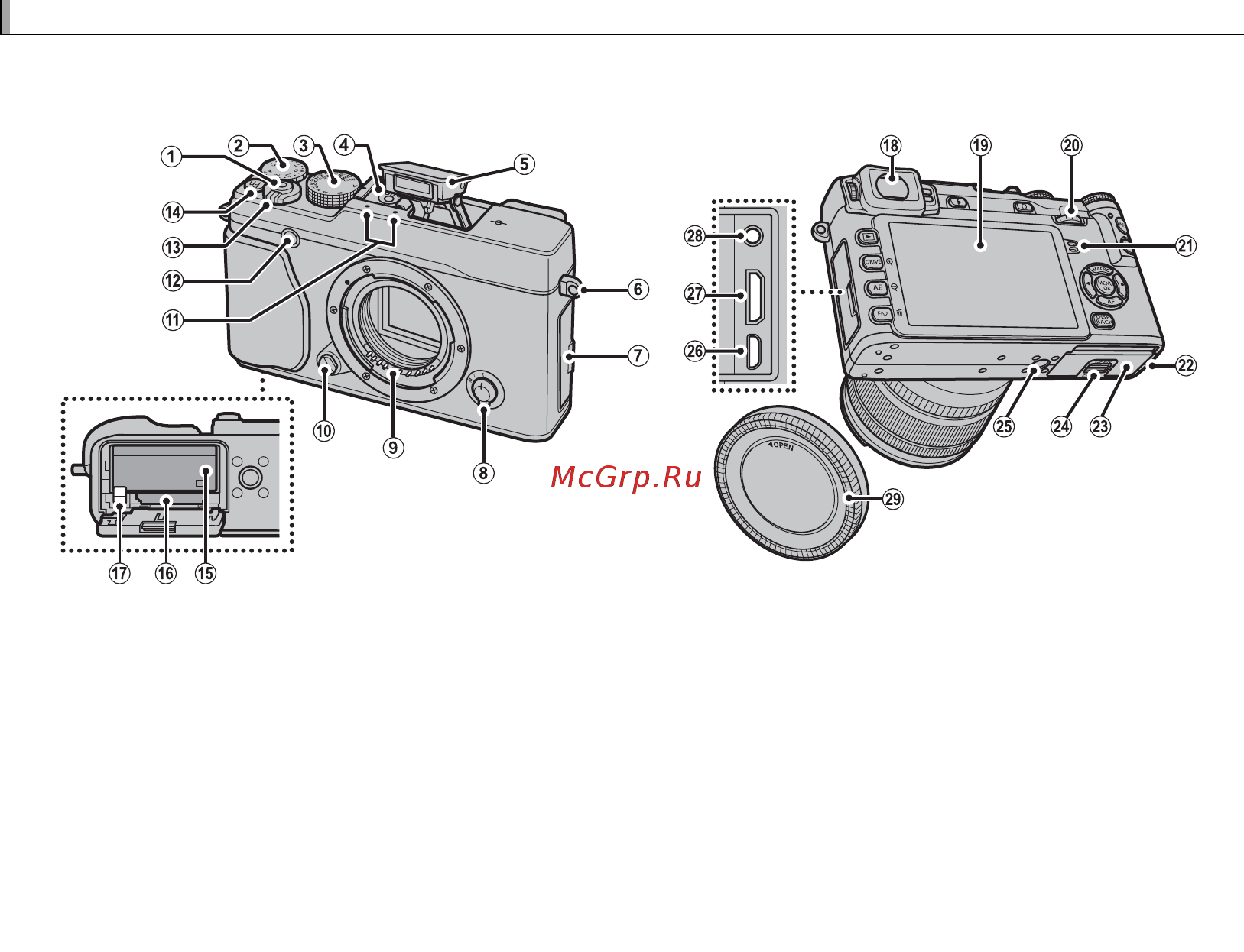 Fujifilm X-E2 Kit 18-55 Silver [18/146] Части фотокамеры части фотокамеры