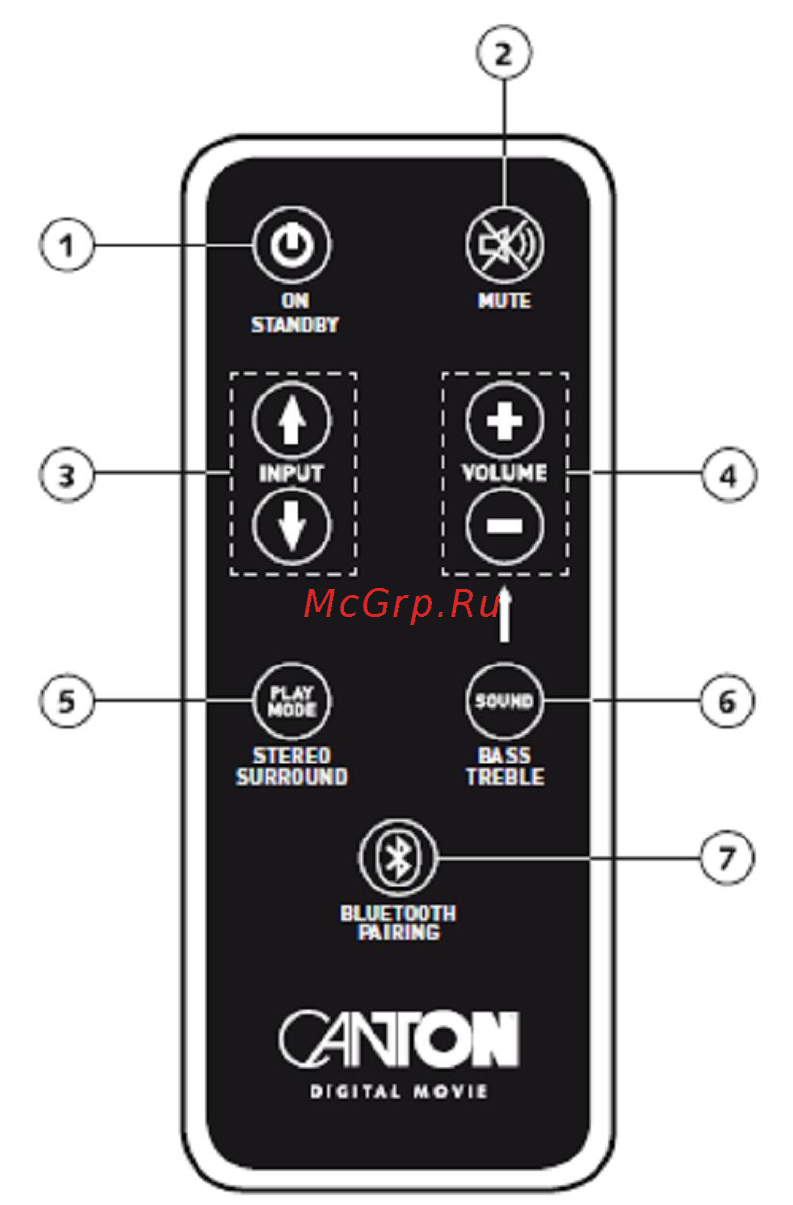 Canton DM 50 Black [6/10] Пульт ду для системы dm