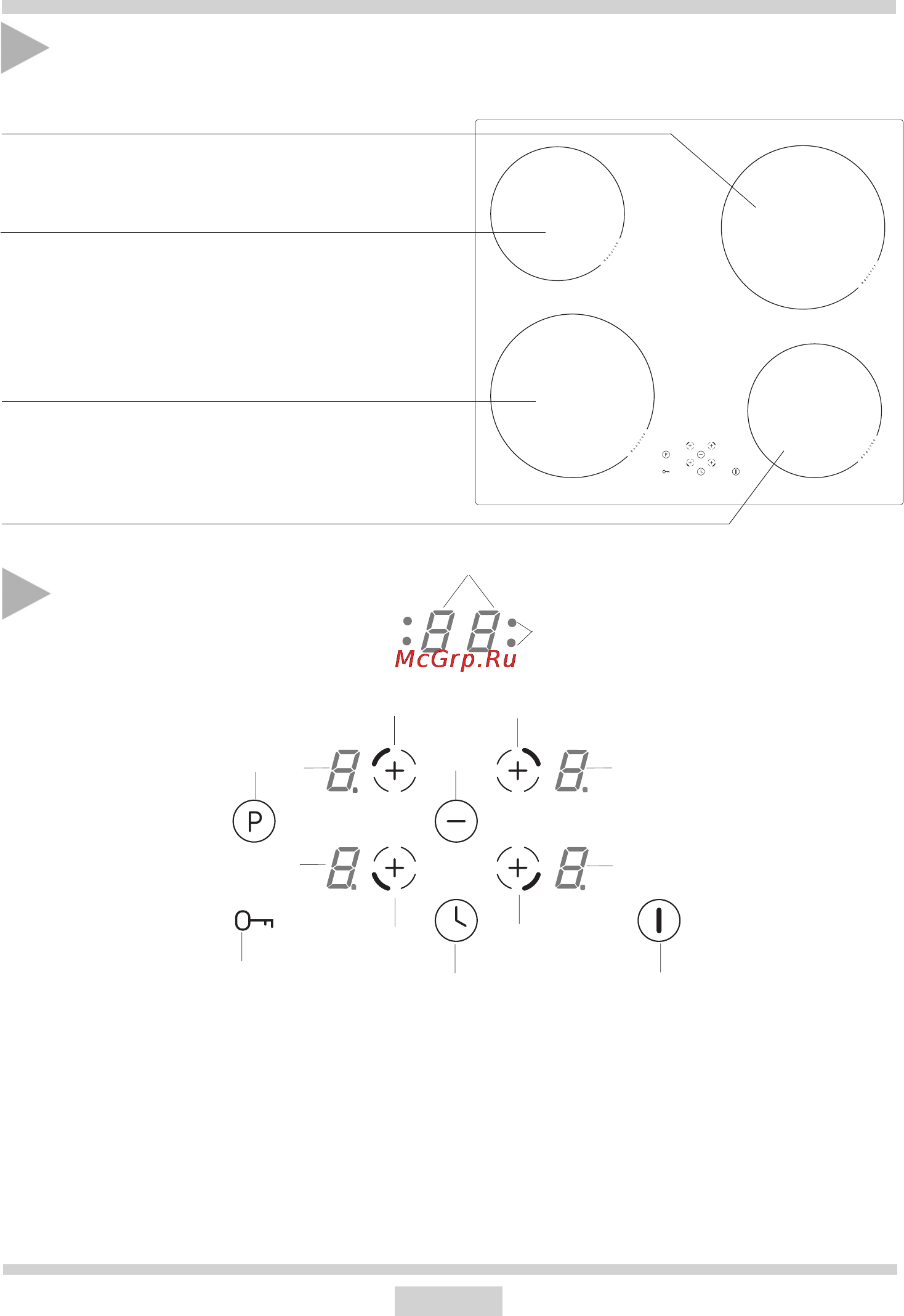 Hansa BHI64383077 [9/29] Описание плиты bhi6 bhiw6 bccw6