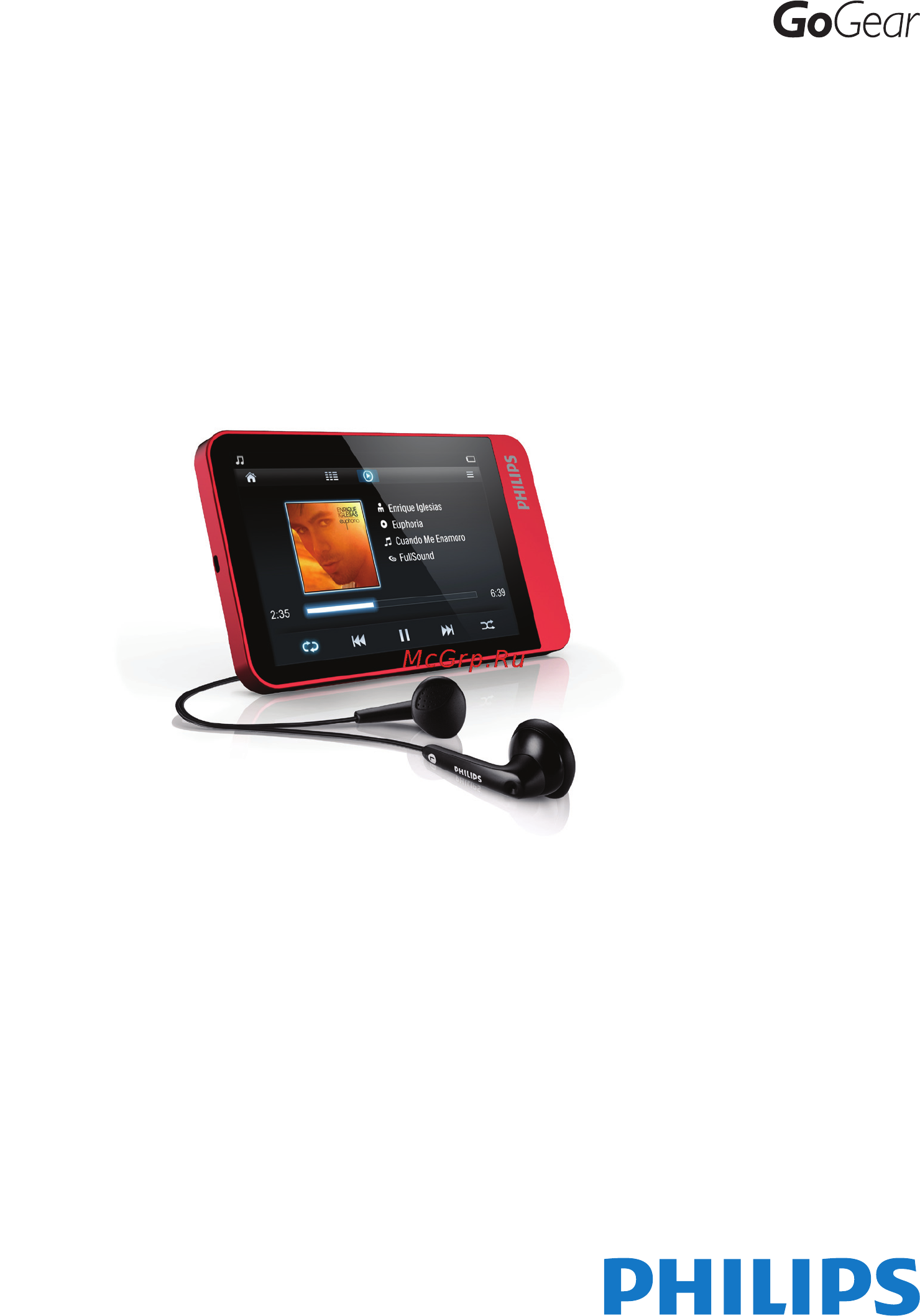 Philips GOGEAR SA060308S Инструкция по эксплуатации онлайн