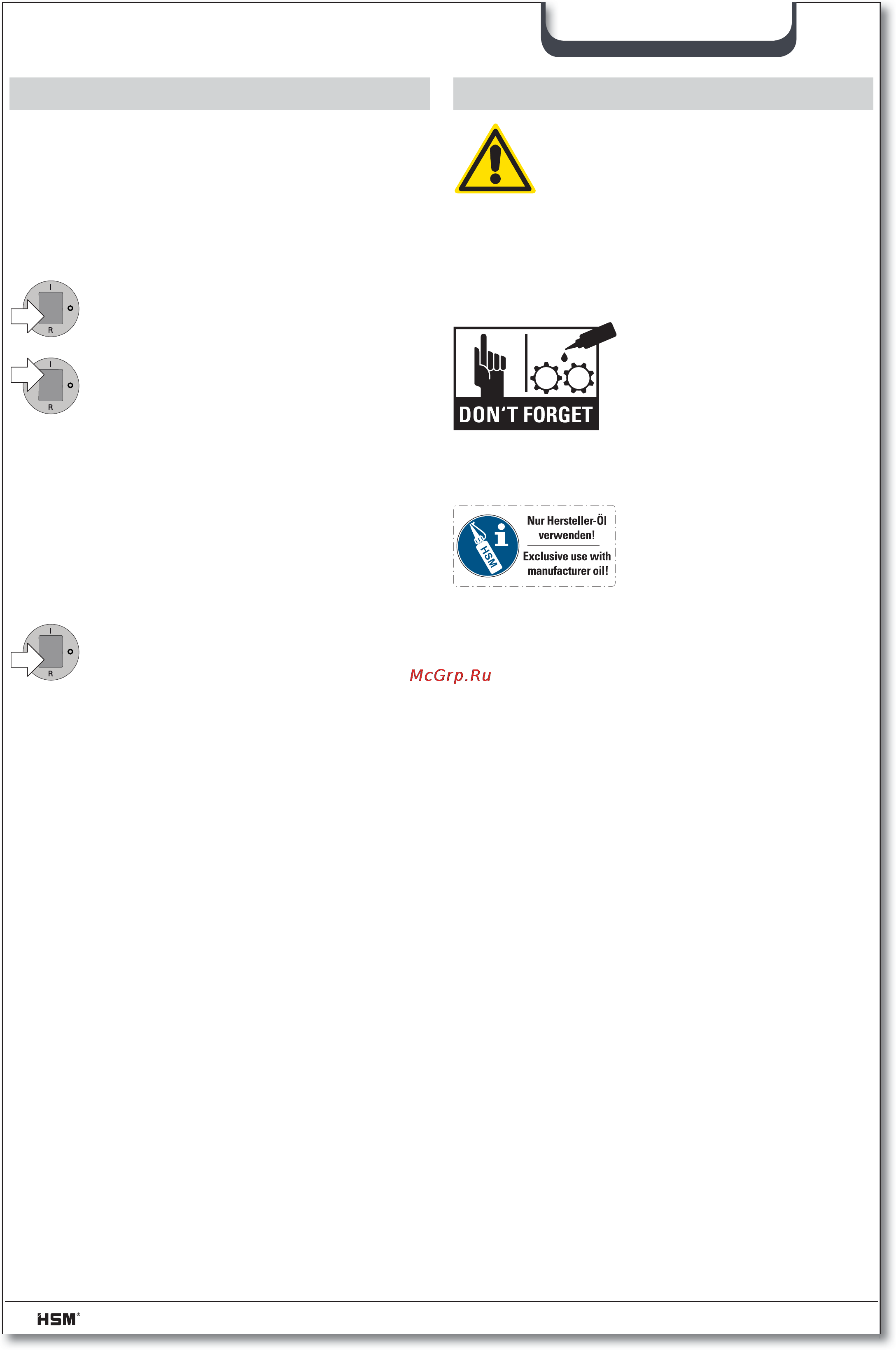 Hsm SECURIO B22 (1,9×15) [66/72] Arıza giderme