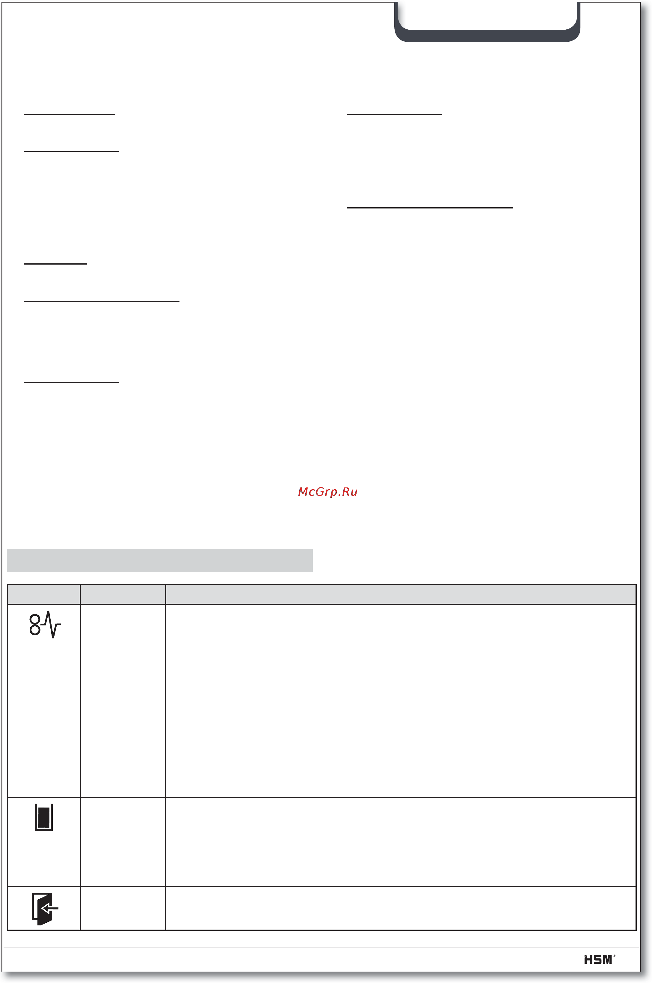 Hsm SECURIO B24 (5,8) [63/92] Remedierea avariilor