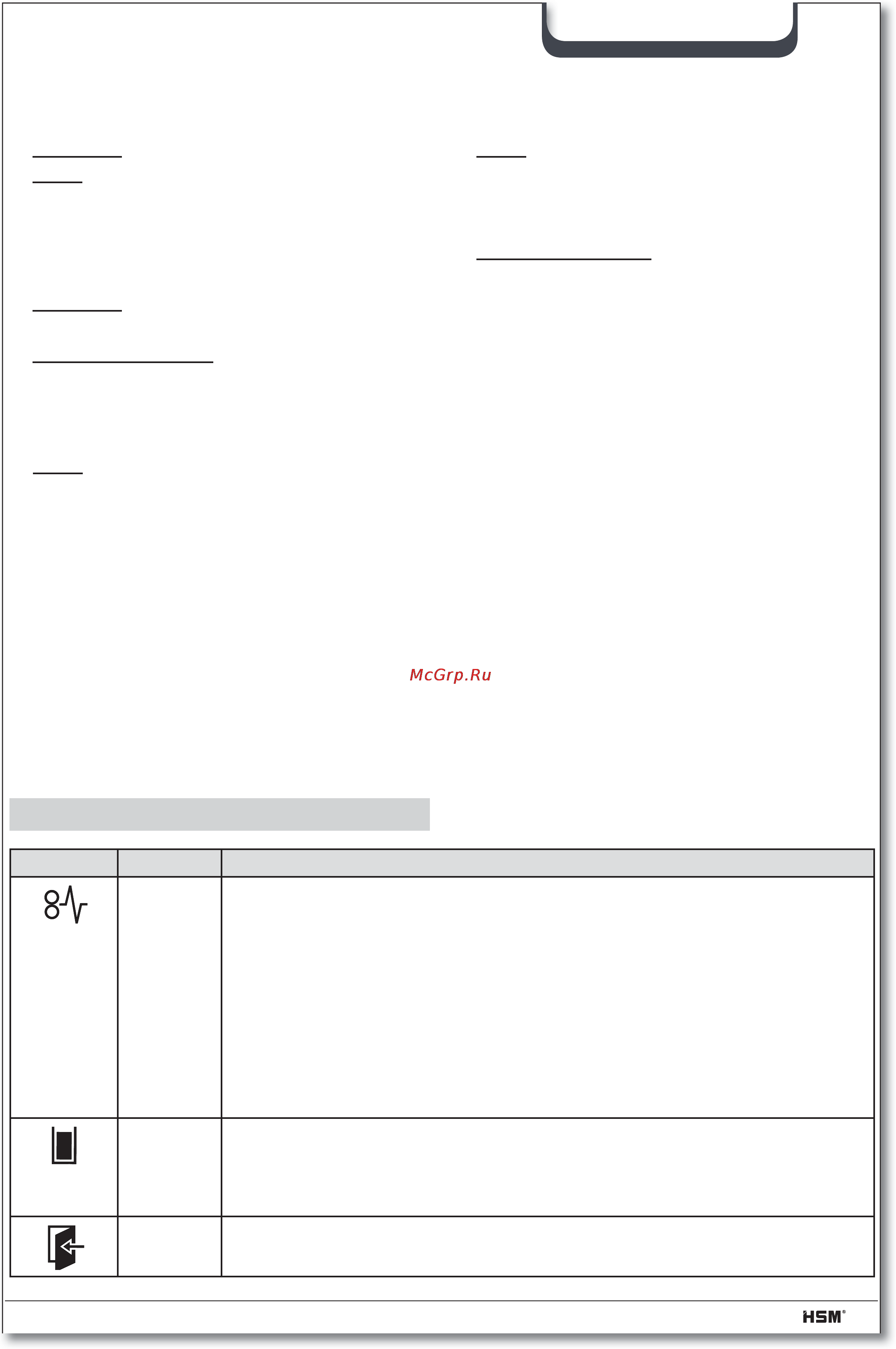 Hsm SECURIO B24 (1×5) [87/92] Arıza giderme