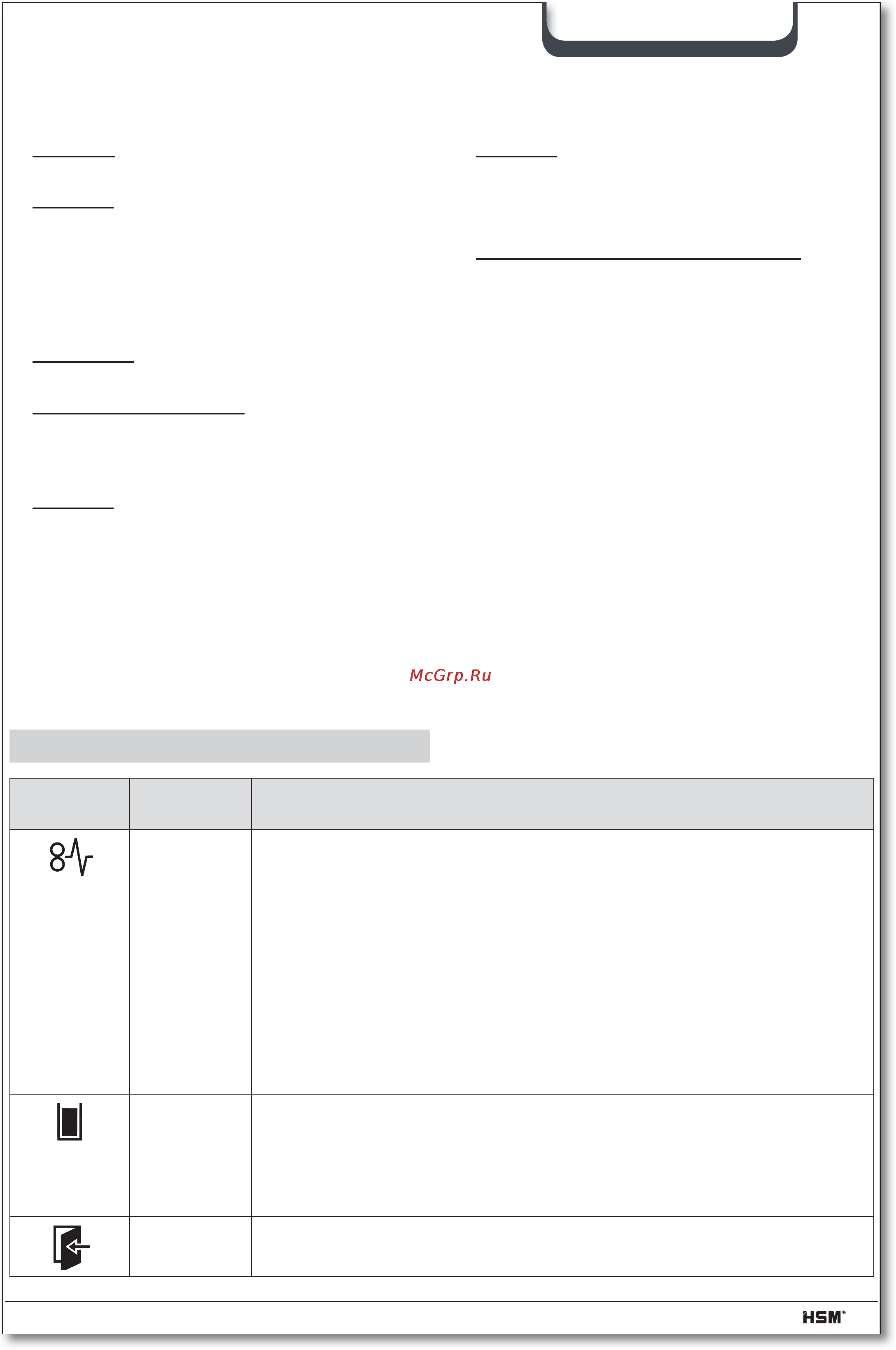 Hsm SECURIO B32 (0,78×11) [23/92] Odstraňovanie porúch