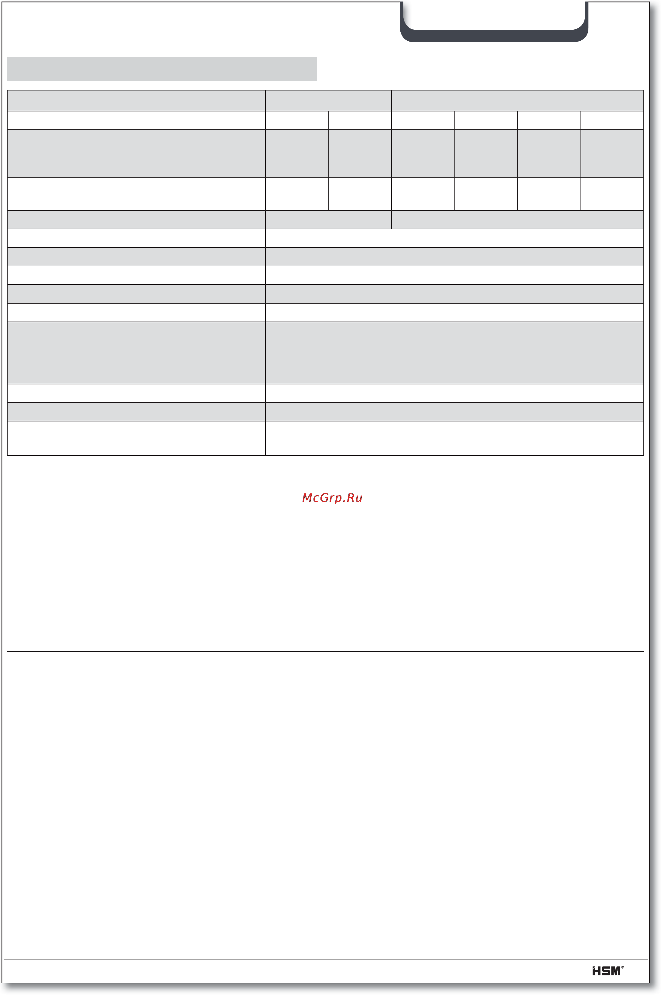 Hsm SECURIO B32 (0,78×11) [65/92] Date tehnice