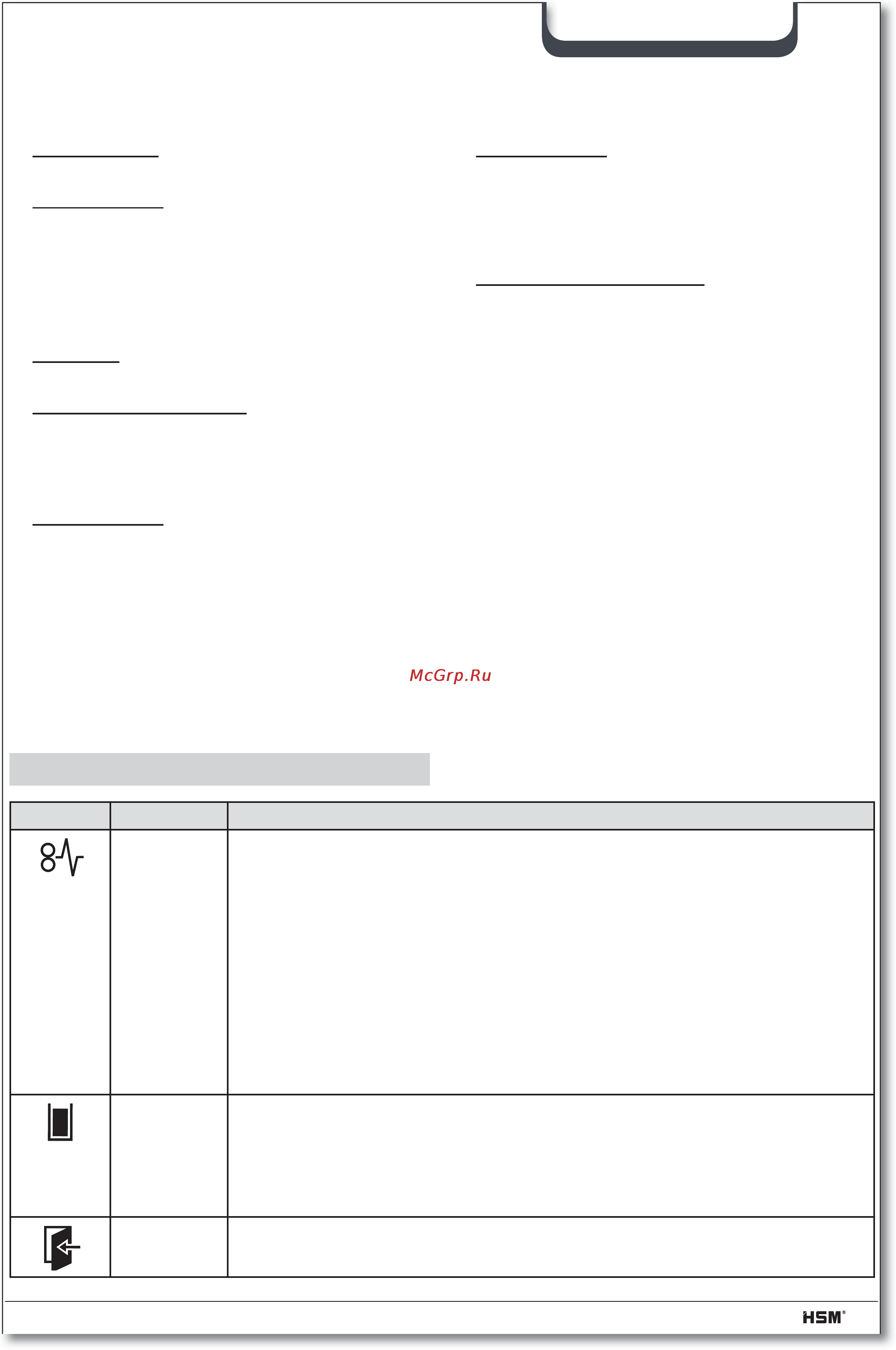 Hsm SECURIO B35 (1,9×15) [63/92] Remedierea avariilor