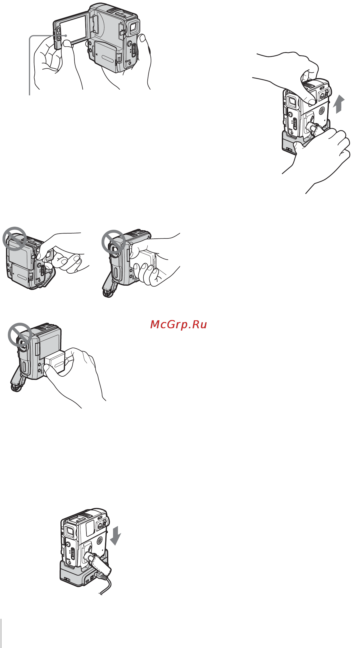 Sony DCR-PC106E [108/224] Примечания по обращению с handycam station