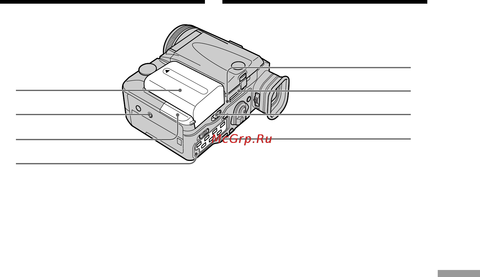 Sony DCR-PC100E [187/200] Identifying the parts and controls