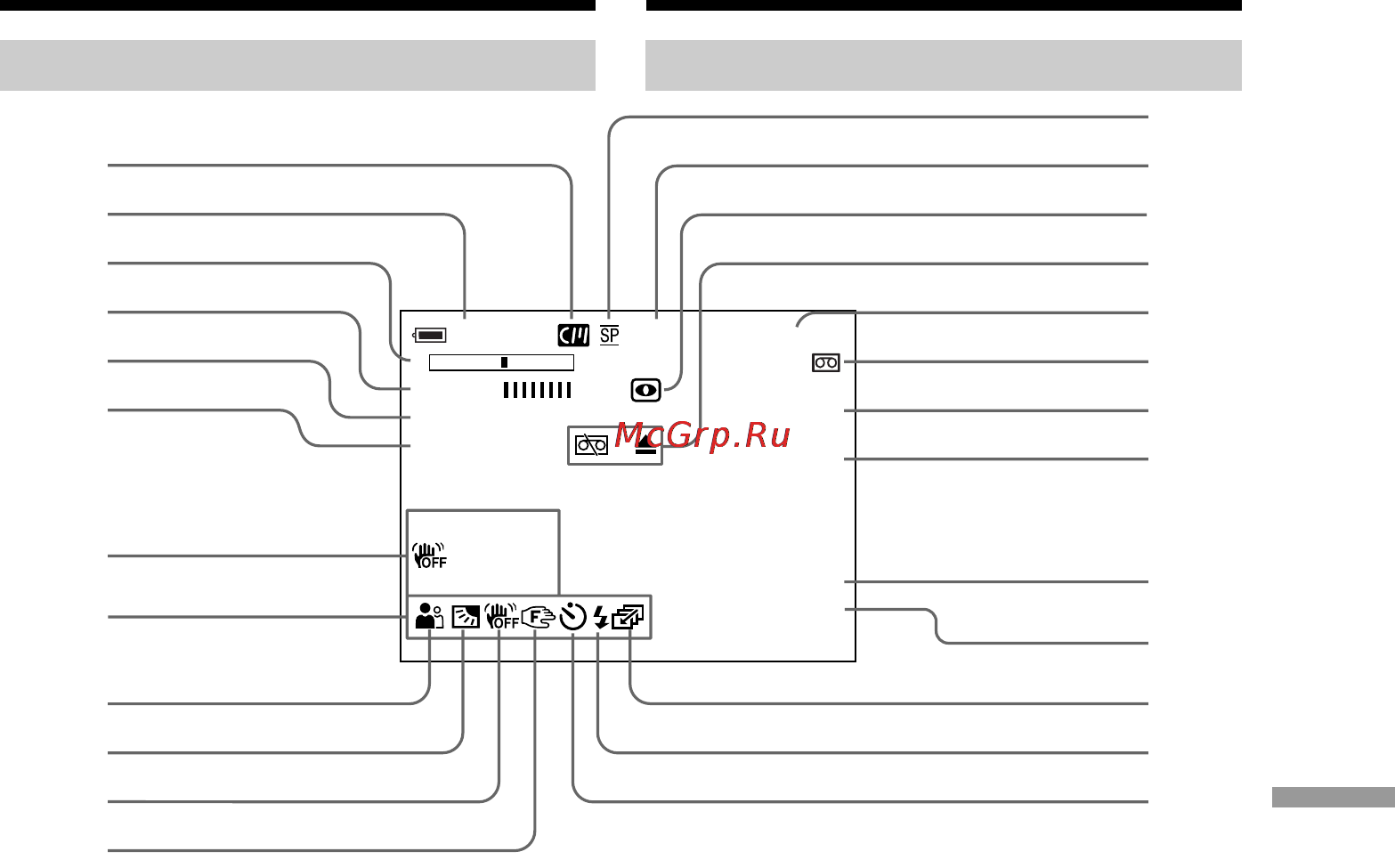 Sony DCR-PC100E [193/200] Identifying the parts and controls