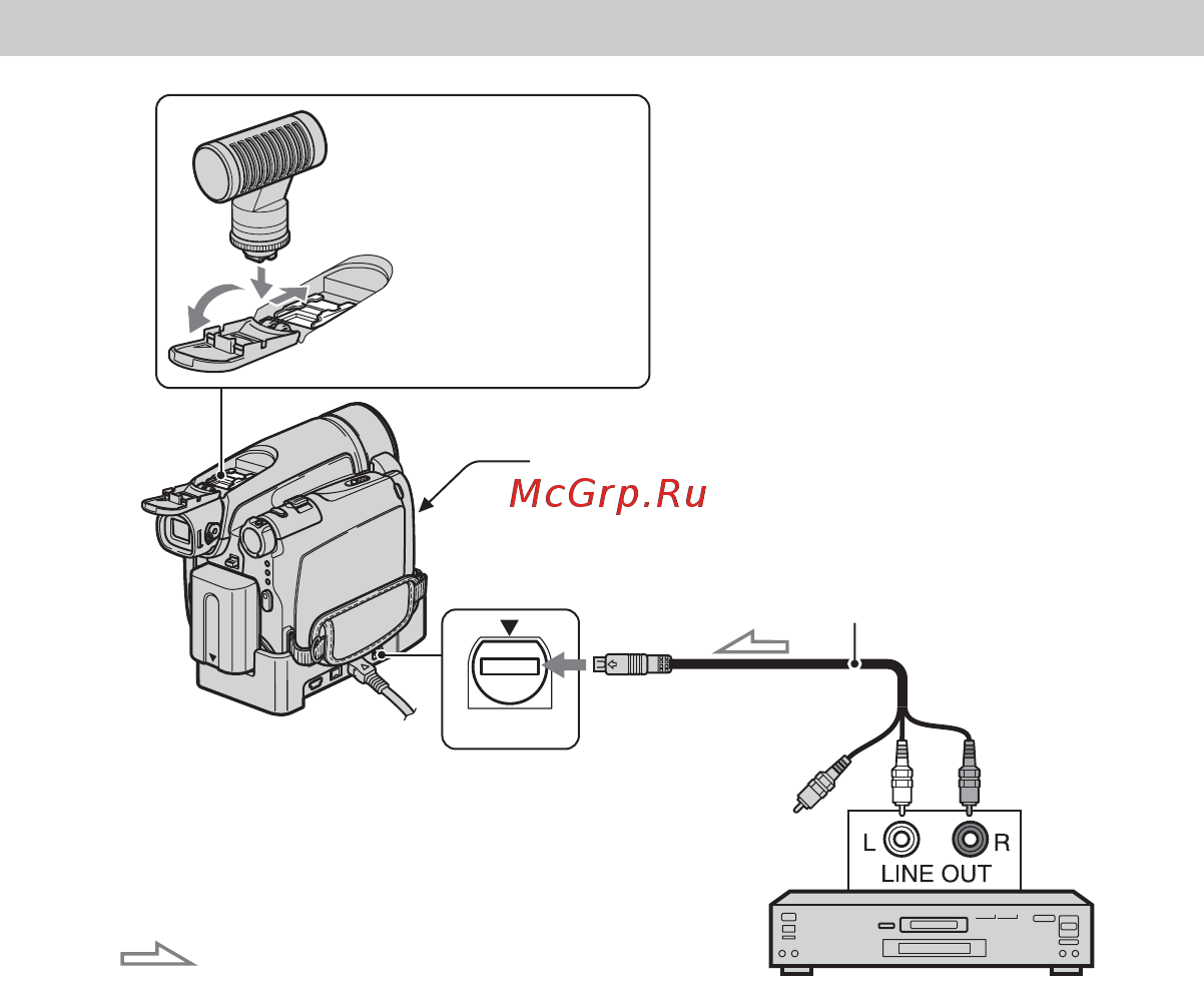 Sony DCR-HC36E [222/296] Перезапись звука на записанную кассету