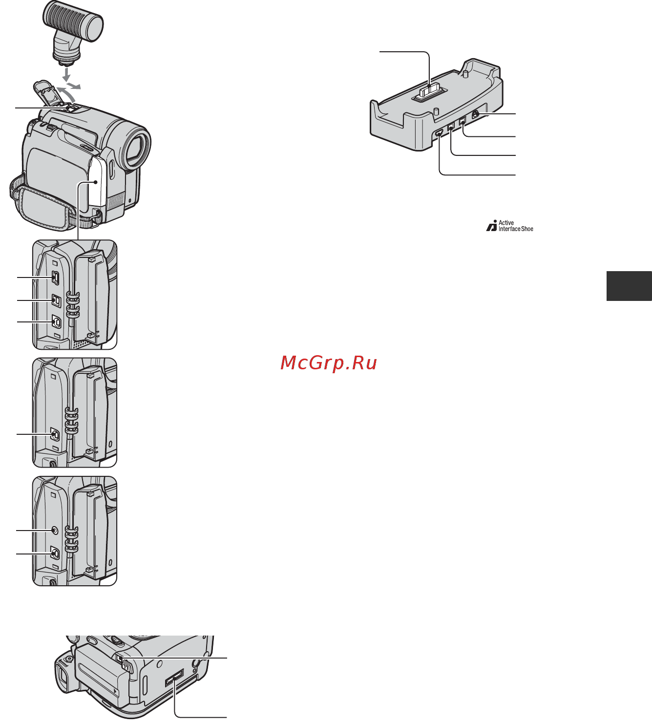 Sony DCR-HC36E [229/296] Использование разъемов для подключения внешних устройств