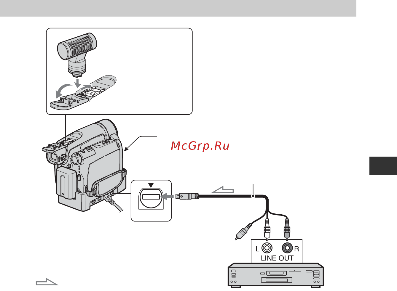 Sony DCR-HC36E [75/296] Lägga till ljud på ett inspelat band