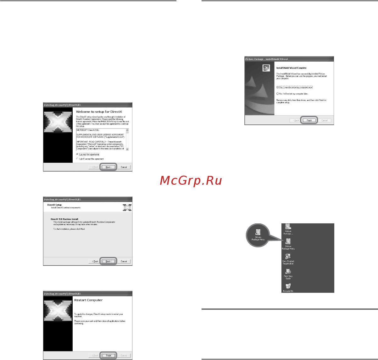 Sony DCR-HC96E [88/296] Installera programvaran och förenklad guide på en dator fortsättning